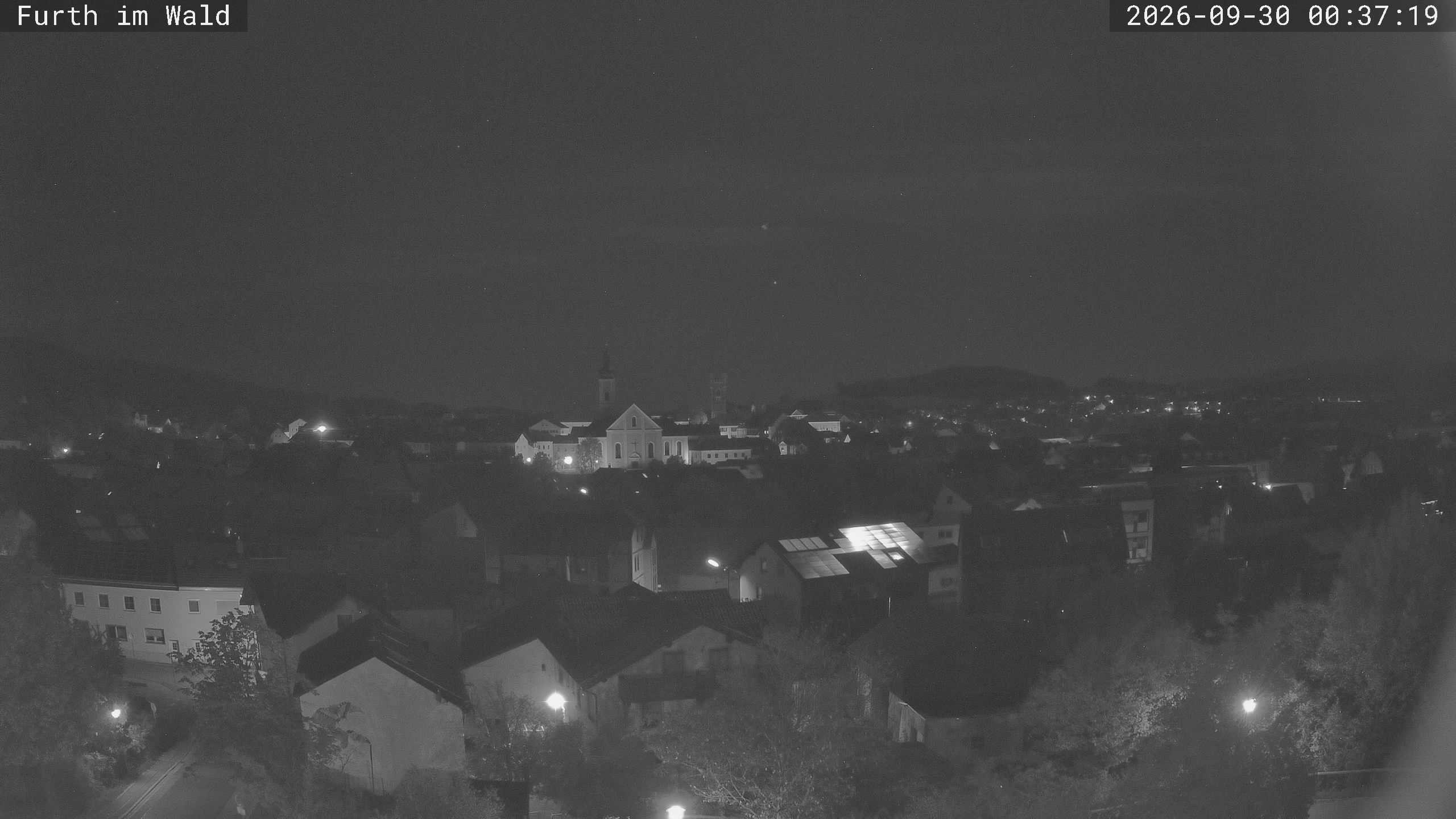 Archived image Webcam City of Furth im Wald