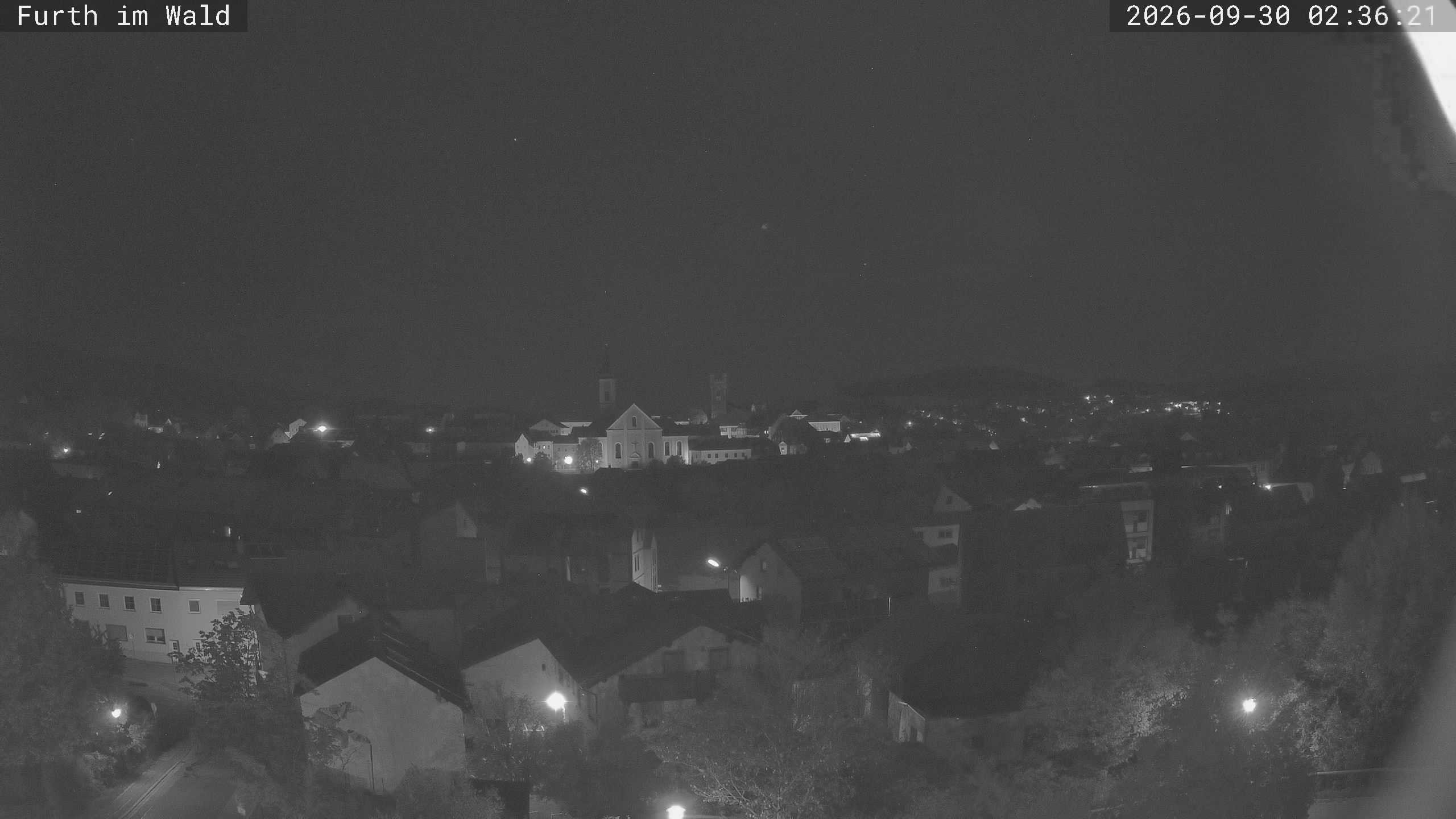 Archived image Webcam City of Furth im Wald