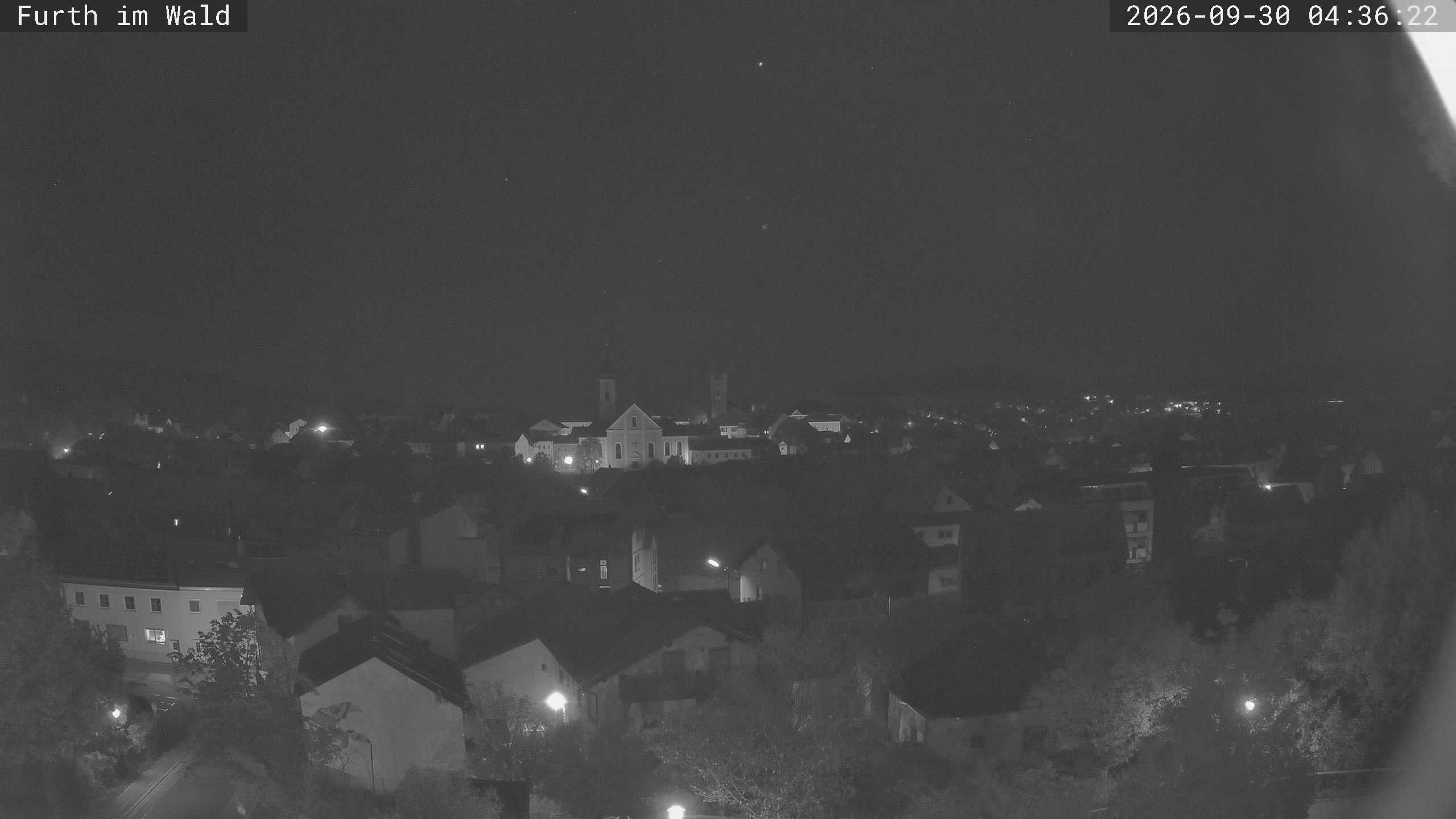 Archived image Webcam City of Furth im Wald