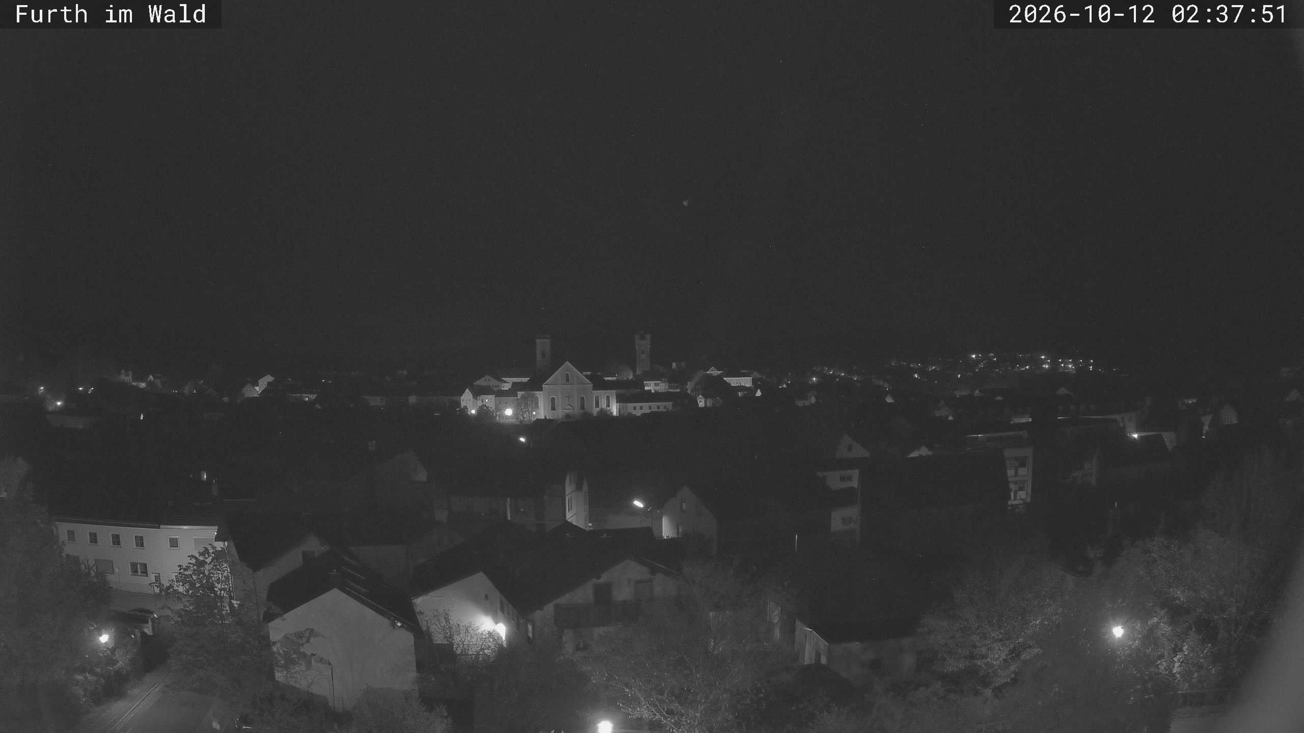Archived image Webcam City of Furth im Wald