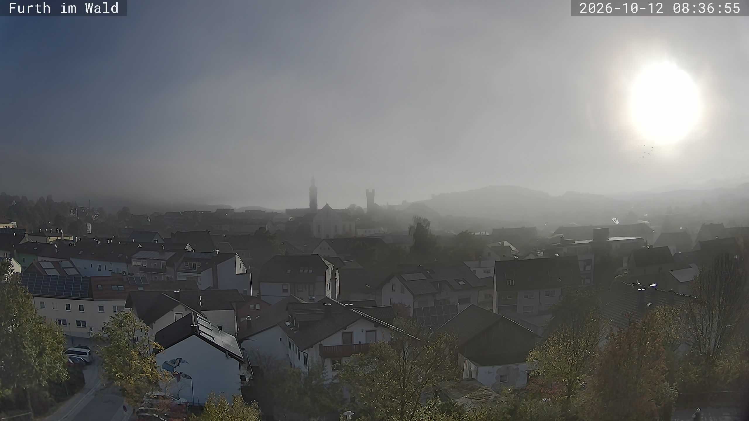 Archived image Webcam City of Furth im Wald