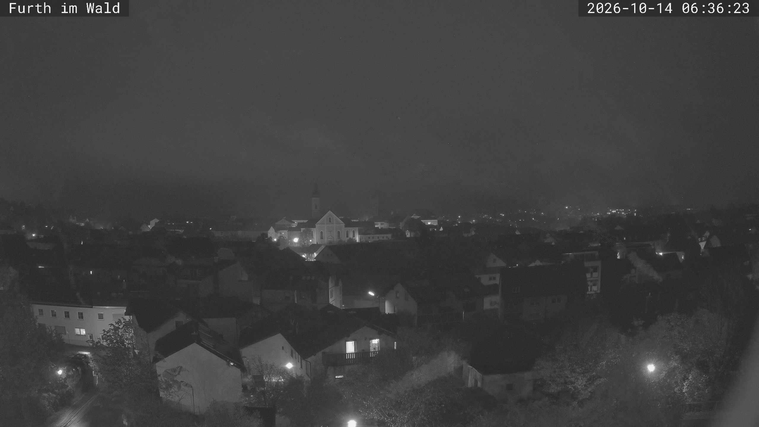 Archived image Webcam City of Furth im Wald