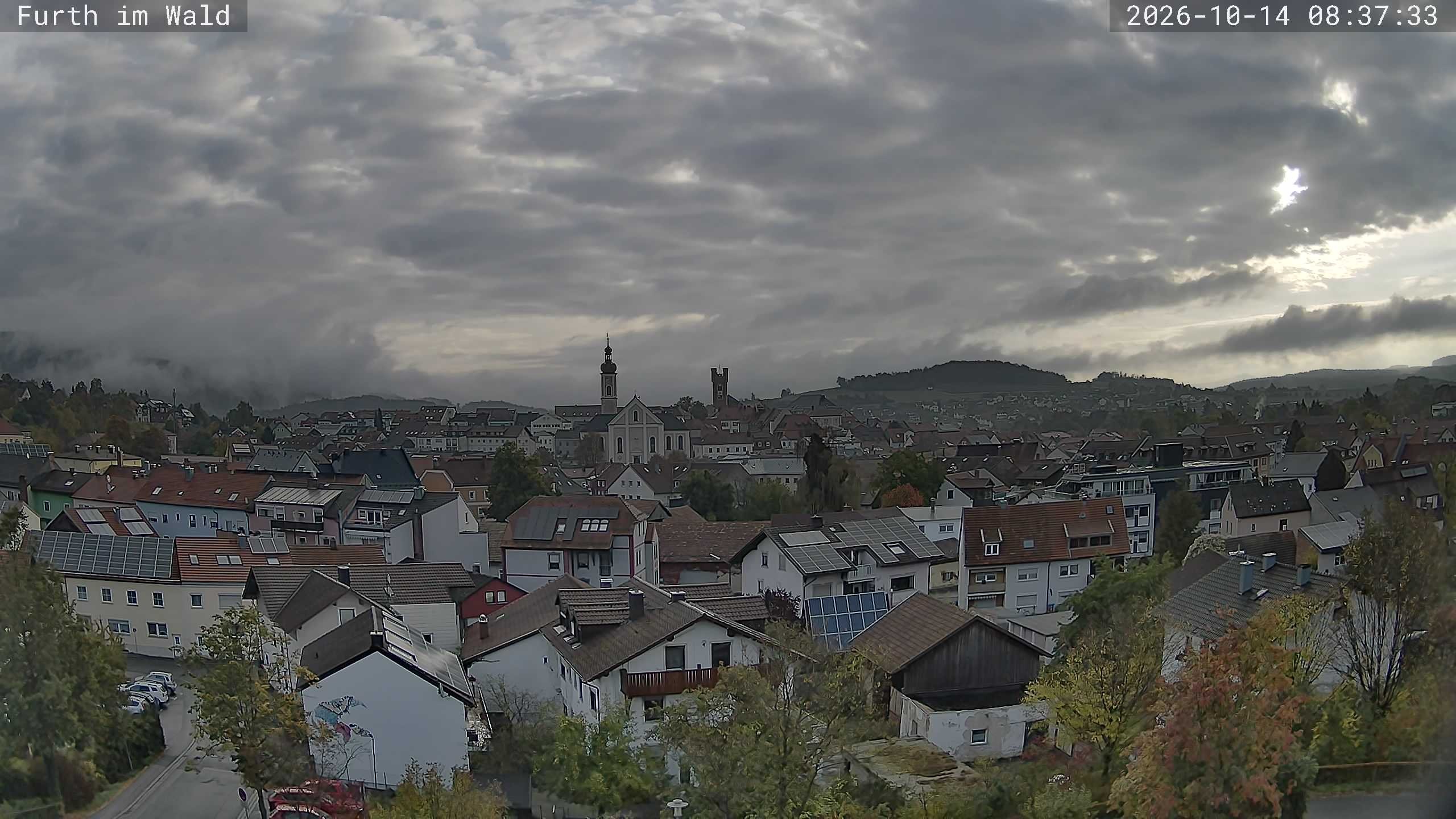 Archived image Webcam City of Furth im Wald