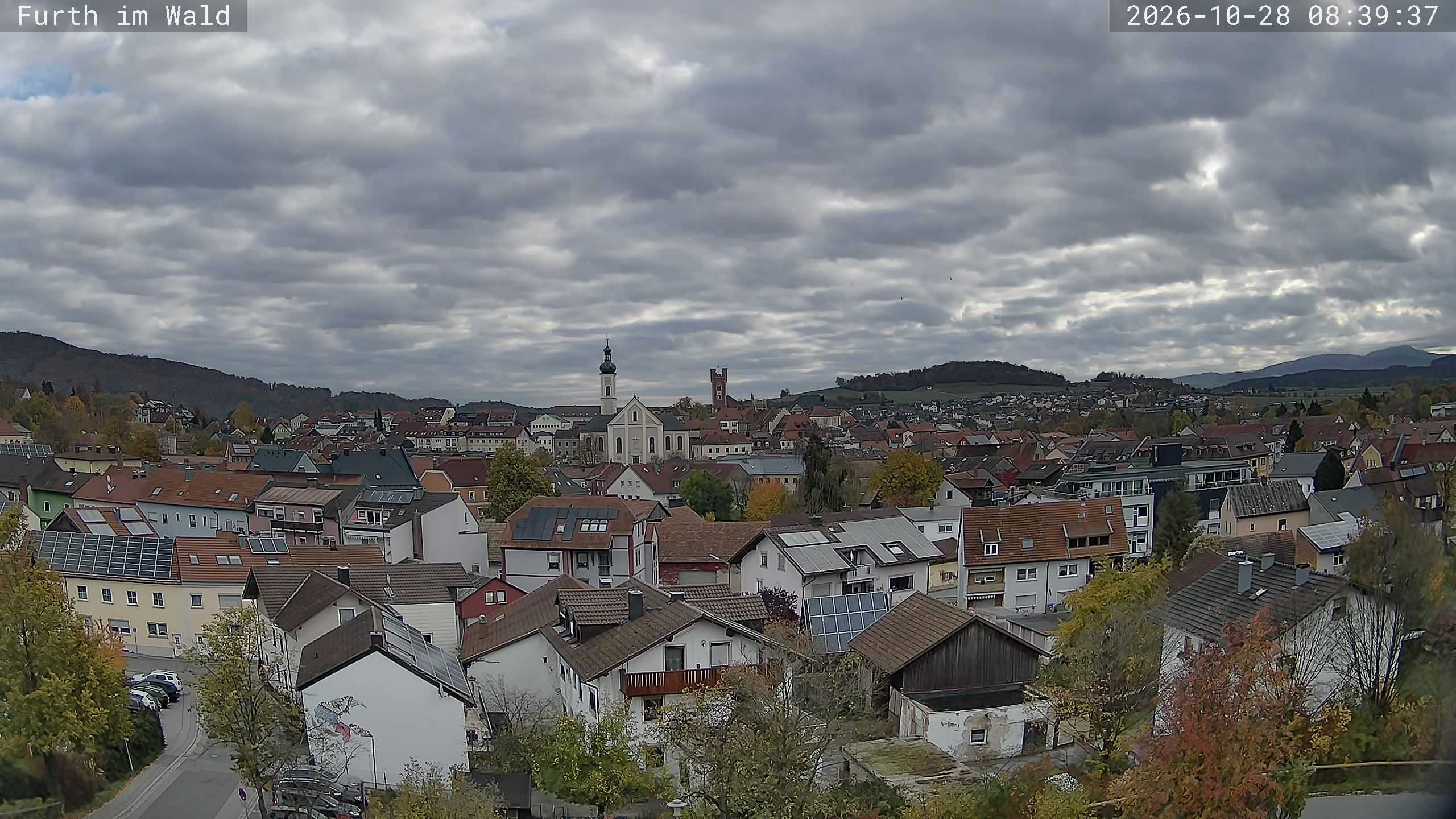 Archived image Webcam City of Furth im Wald