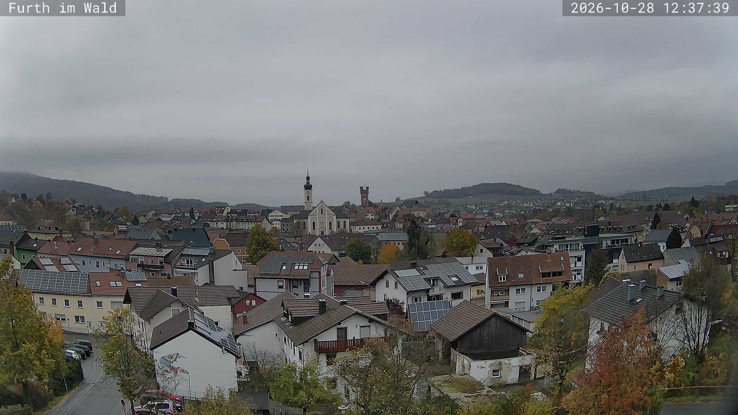 Archived image Webcam City of Furth im Wald