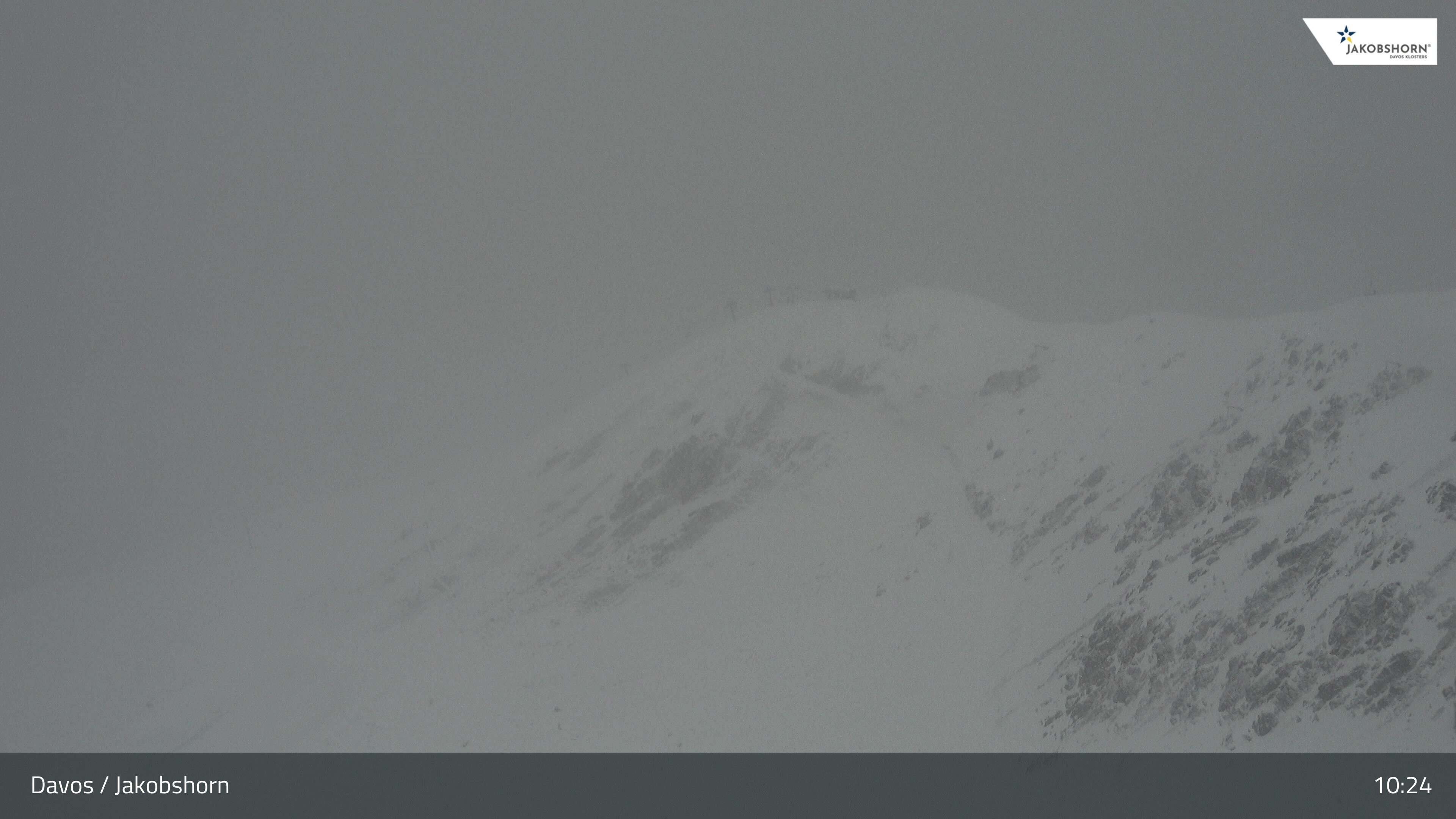 Archiv Foto Webcam Jakobshorn - Blick Richtung Brämabüel