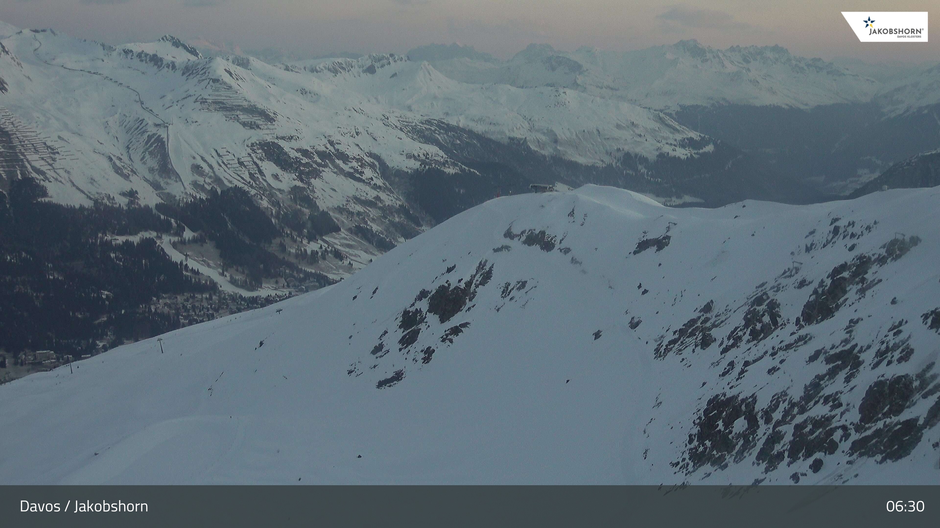 Archived image Webcam Jakobshorn - View to Brämabüel