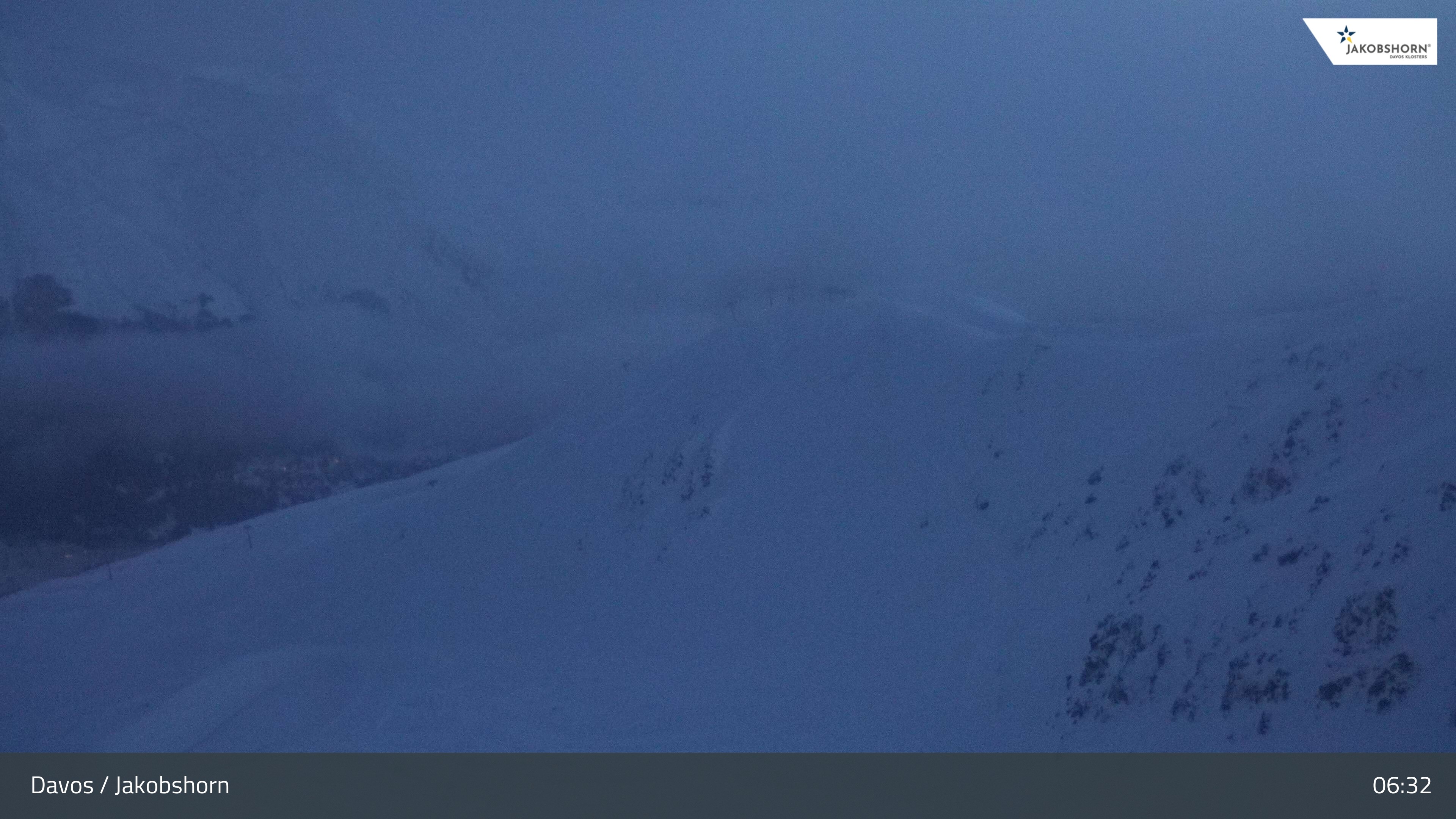 Archiv Foto Webcam Jakobshorn - Blick Richtung Brämabüel