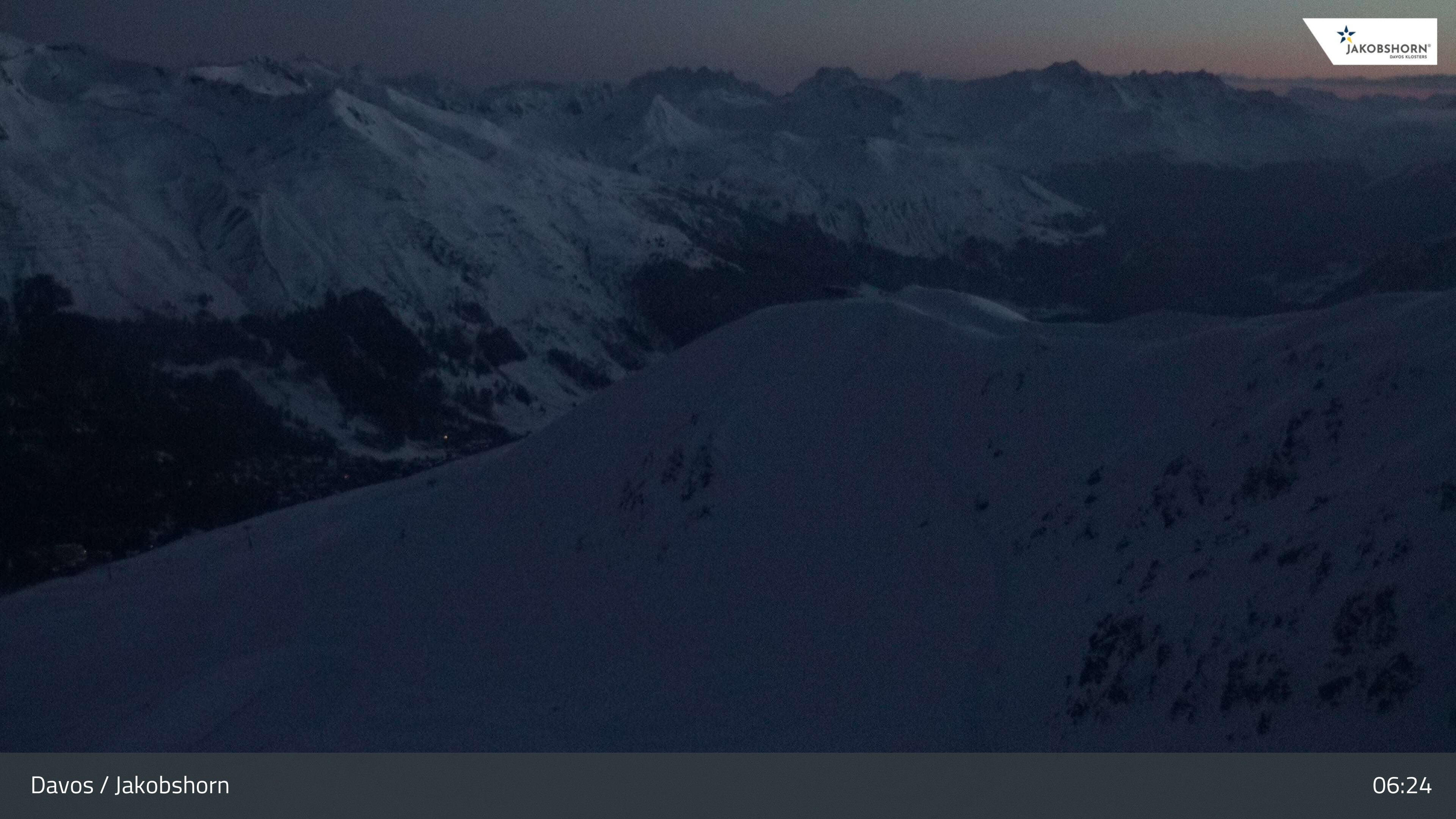 Archiv Foto Webcam Jakobshorn - Blick Richtung Brämabüel