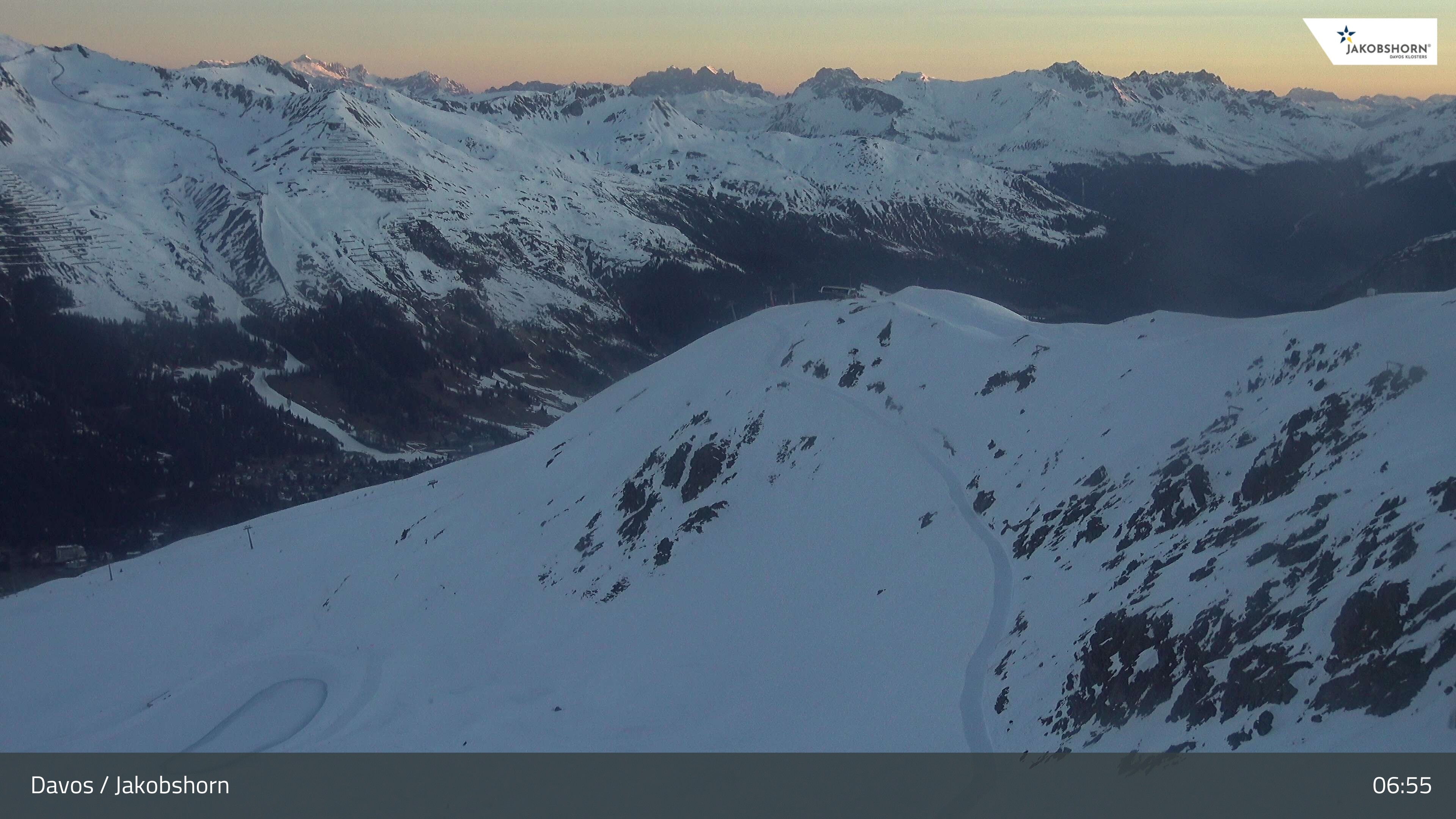 Archived image Webcam Jakobshorn - View to Brämabüel