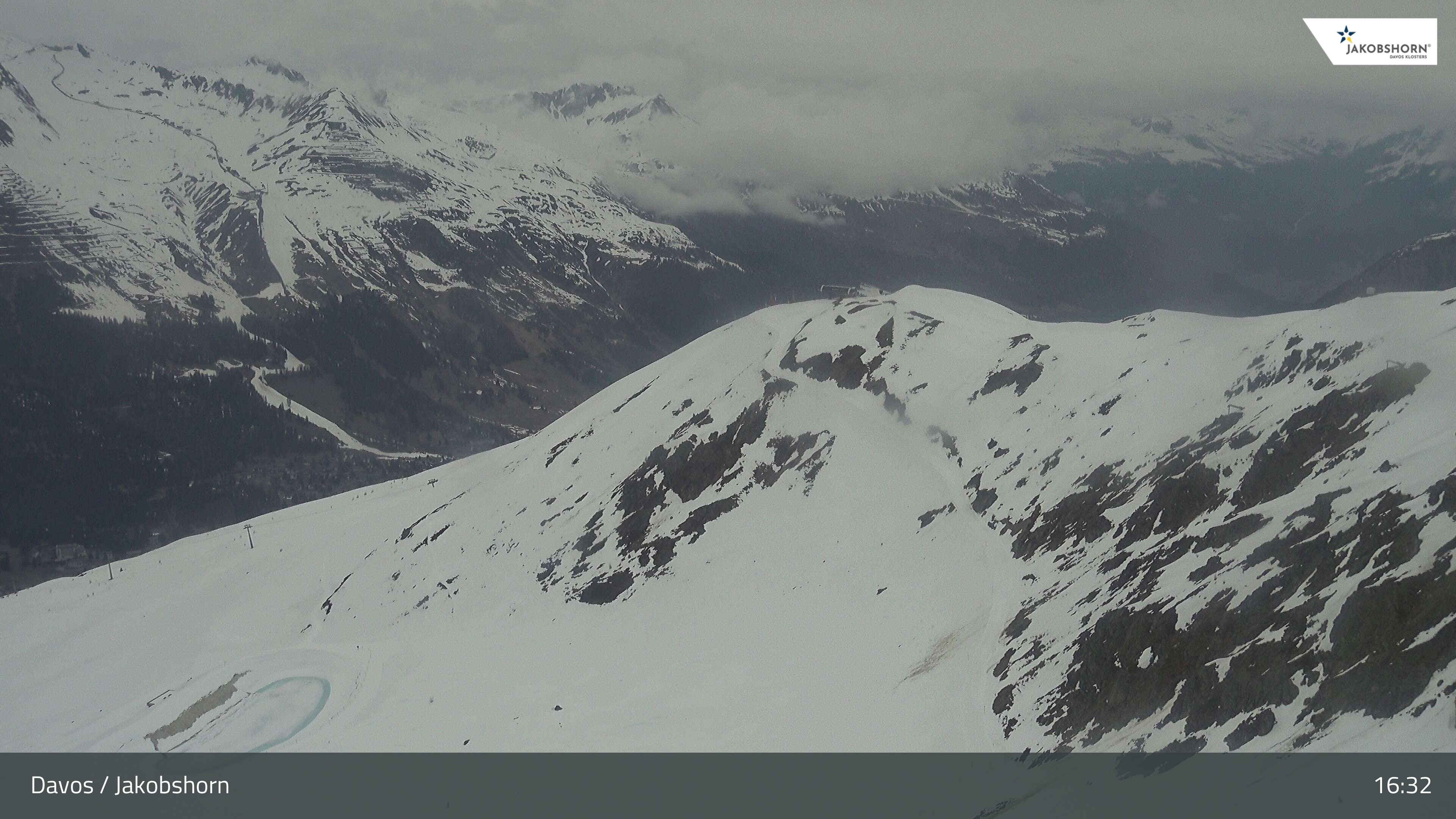 Archived image Webcam Jakobshorn - View to Brämabüel