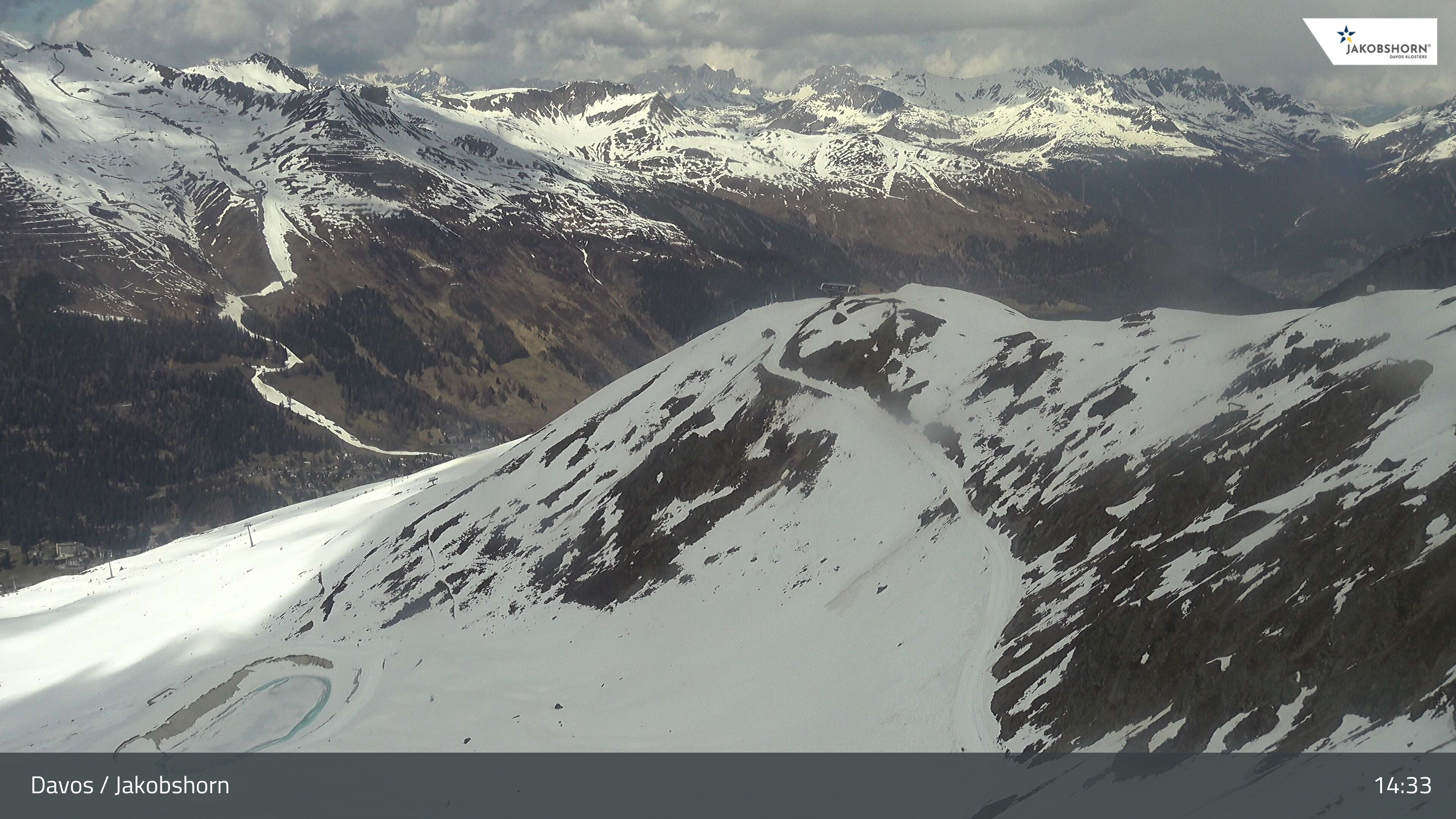 Archived image Webcam Jakobshorn - View to Brämabüel