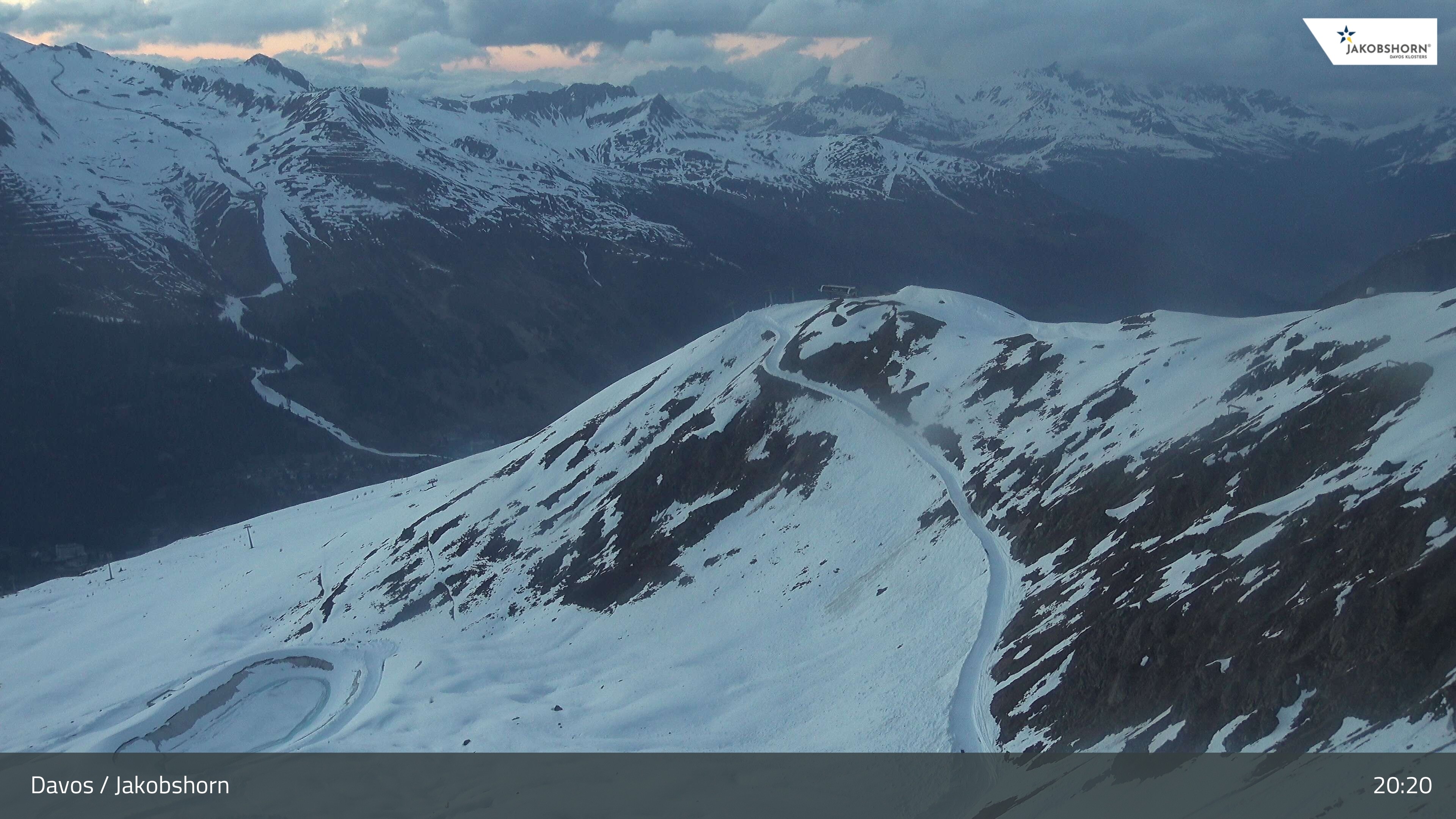 Archived image Webcam Jakobshorn - View to Brämabüel