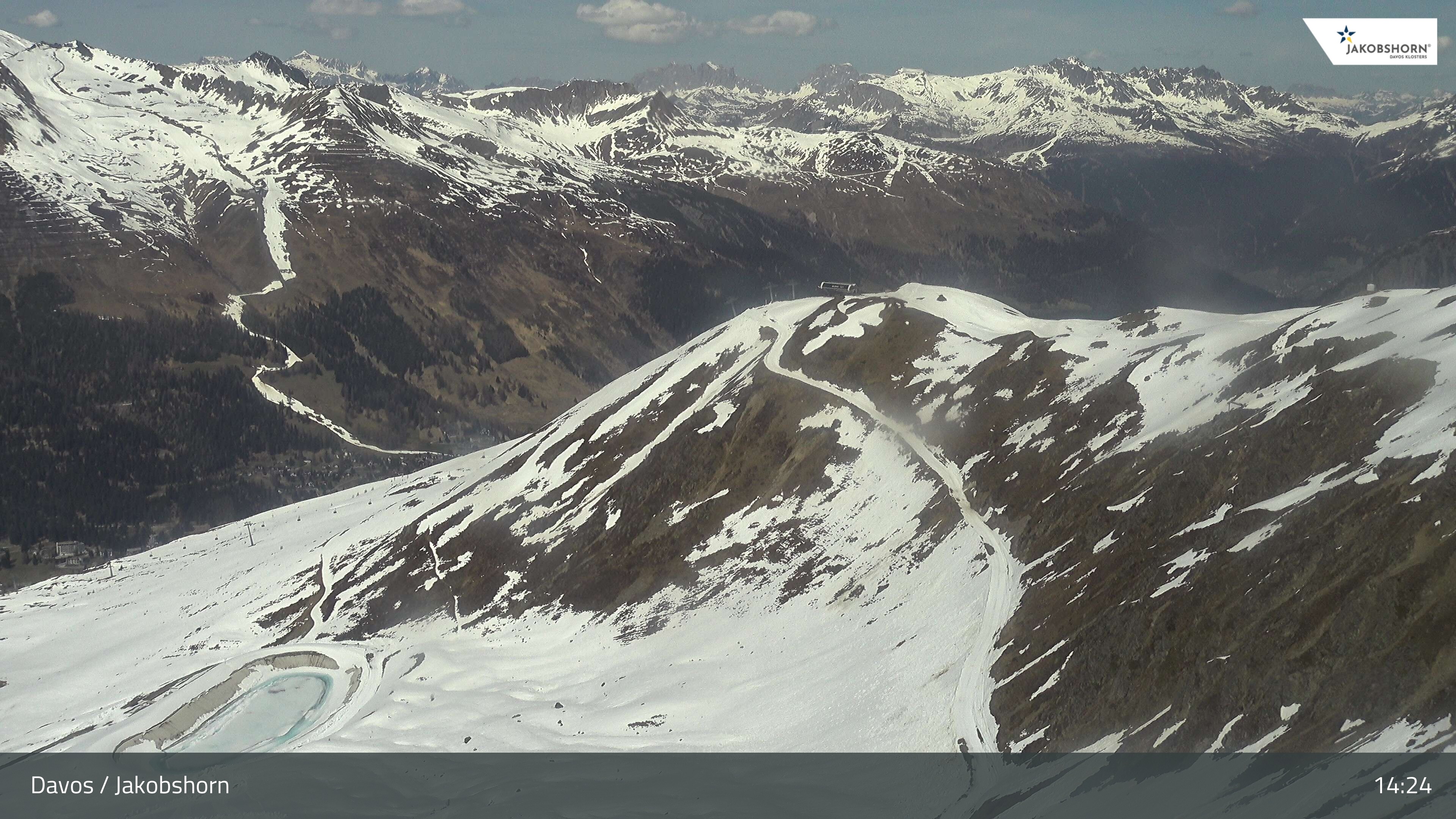 Archived image Webcam Jakobshorn - View to Brämabüel