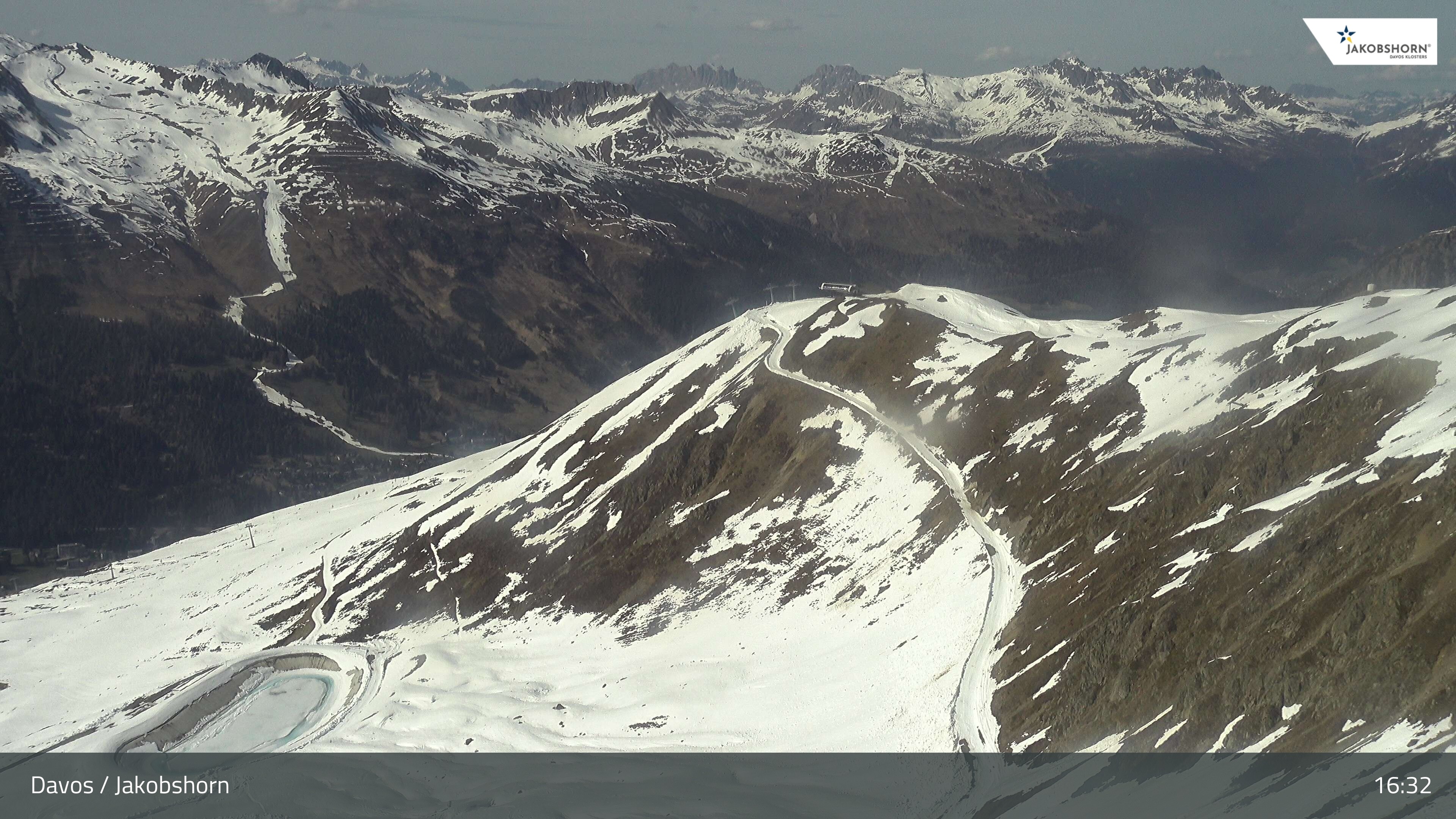 Archived image Webcam Jakobshorn - View to Brämabüel