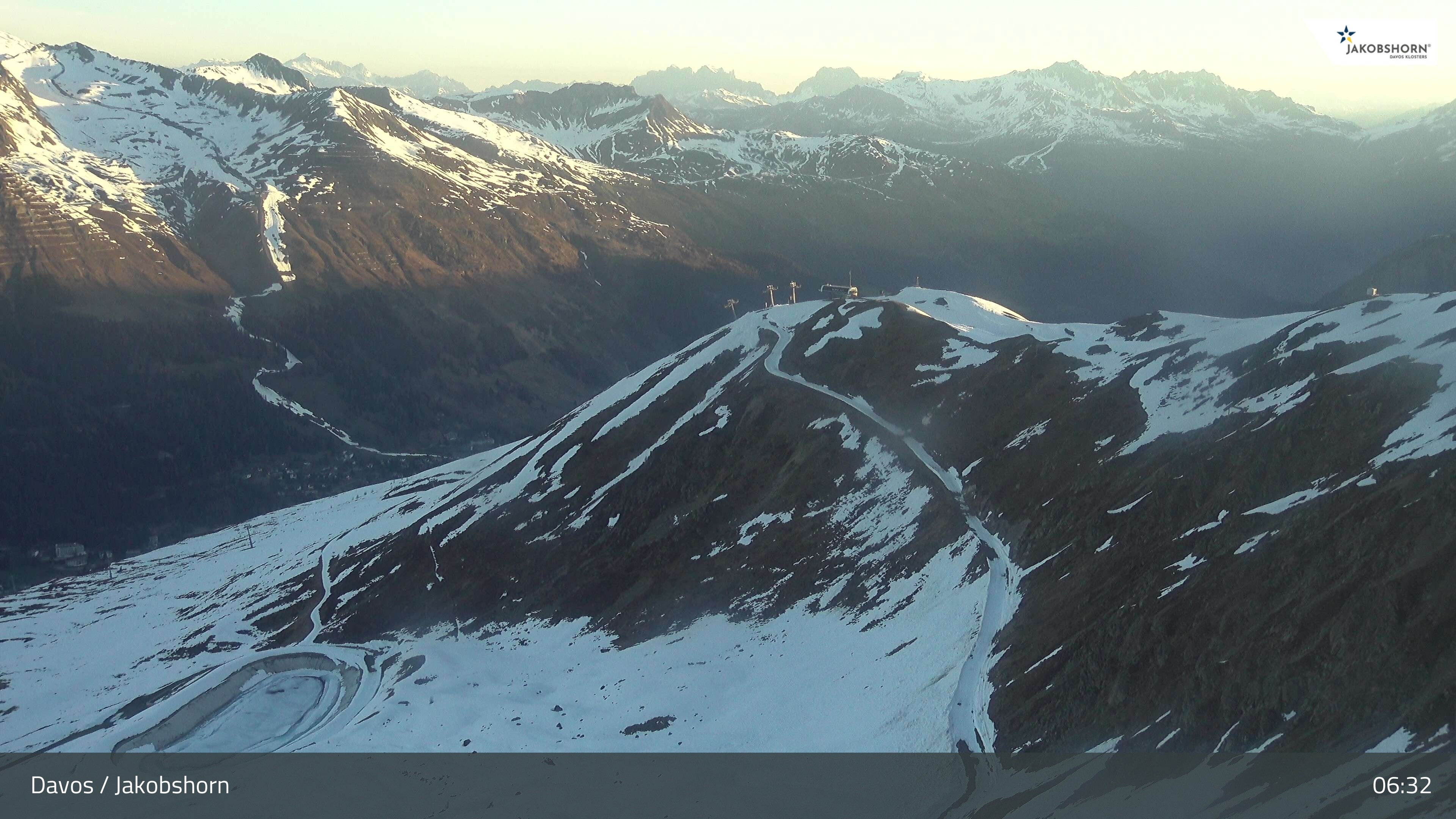 Archived image Webcam Jakobshorn - View to Brämabüel