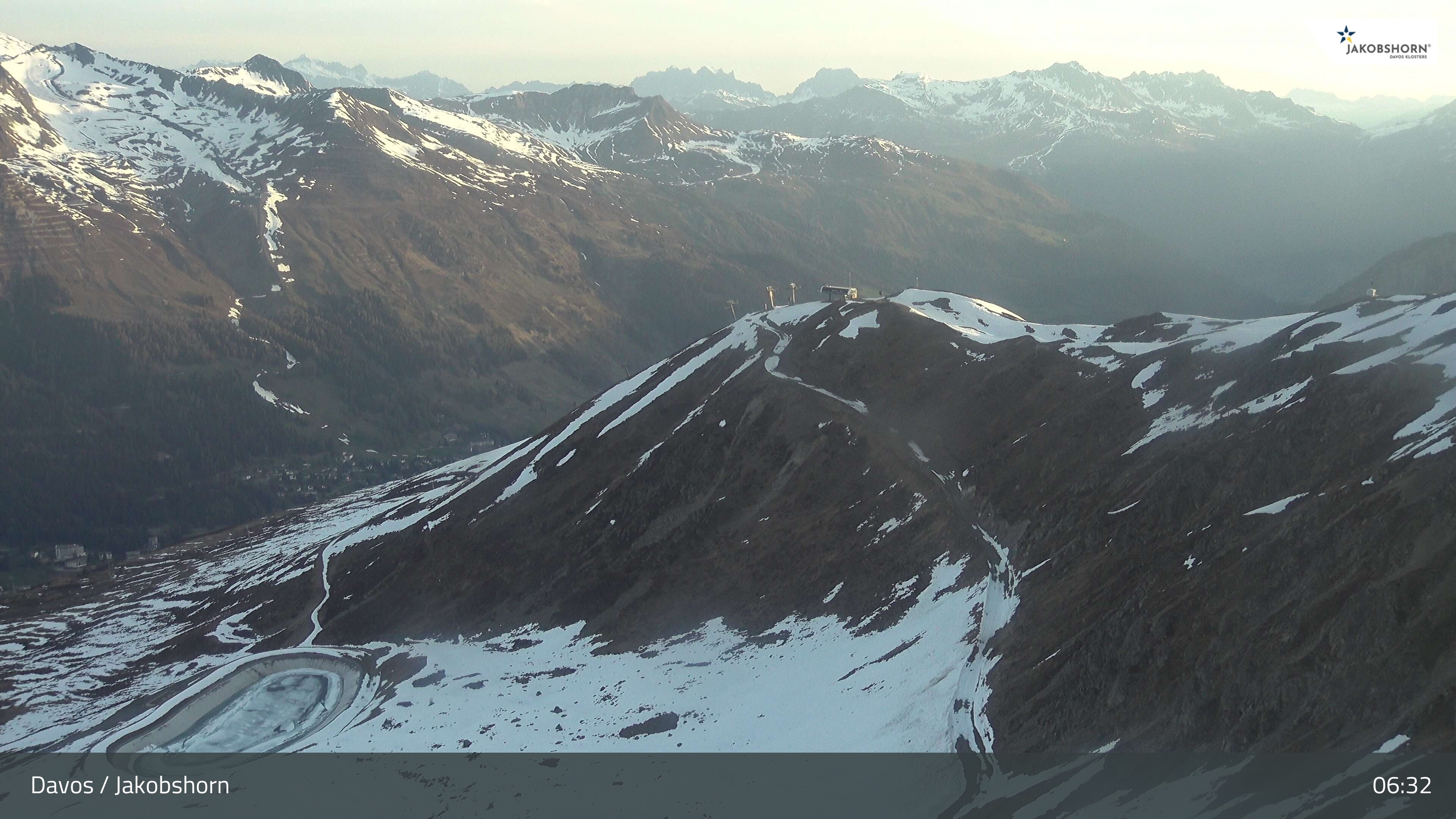 Archived image Webcam Jakobshorn - View to Brämabüel