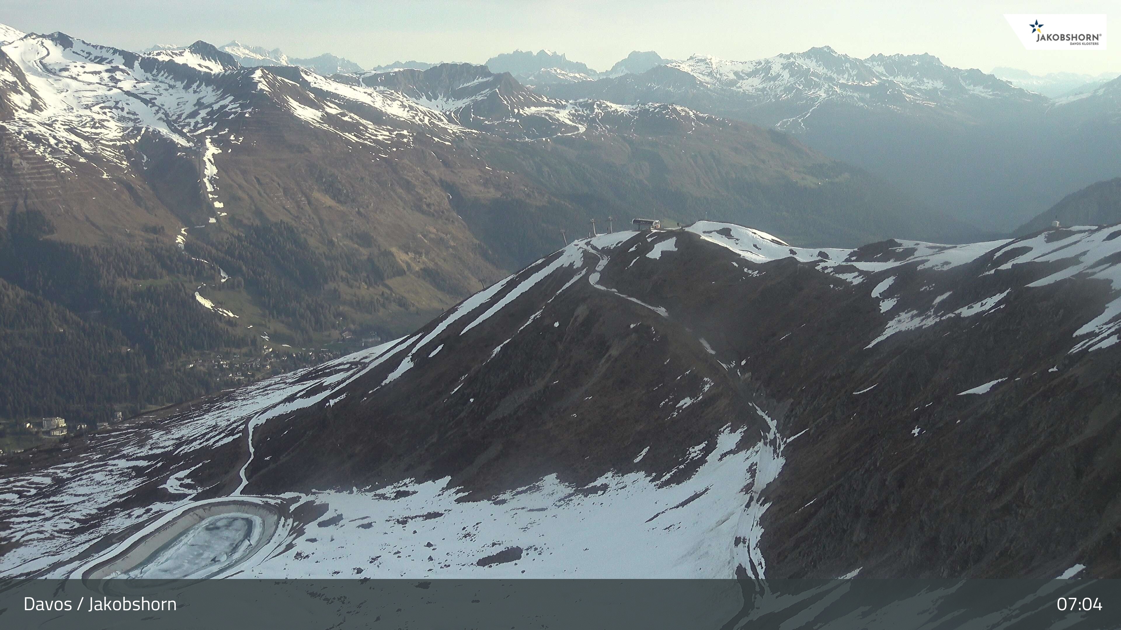 Archived image Webcam Jakobshorn - View to Brämabüel