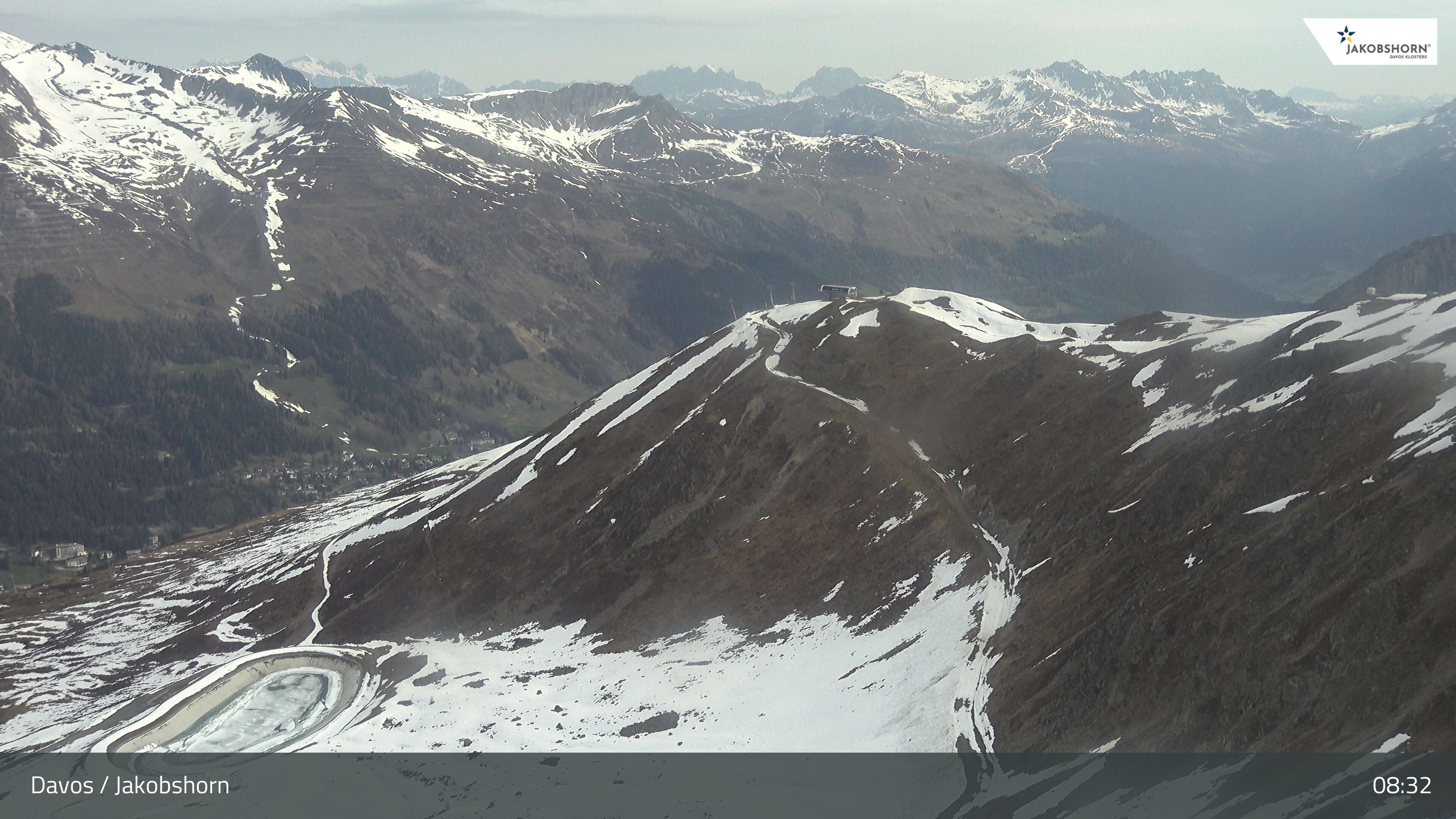 Archived image Webcam Jakobshorn - View to Brämabüel