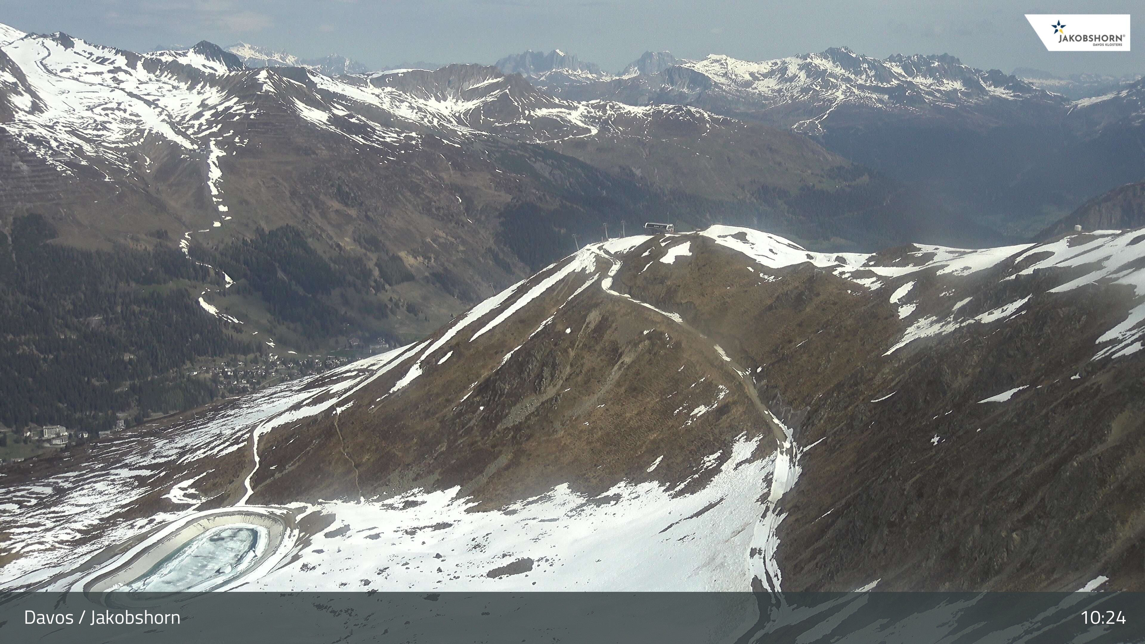 Archived image Webcam Jakobshorn - View to Brämabüel