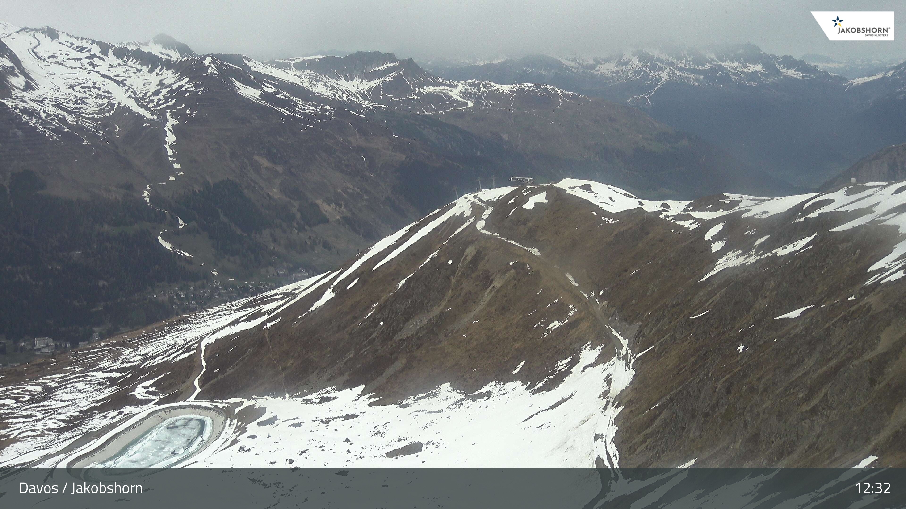 Archived image Webcam Jakobshorn - View to Brämabüel