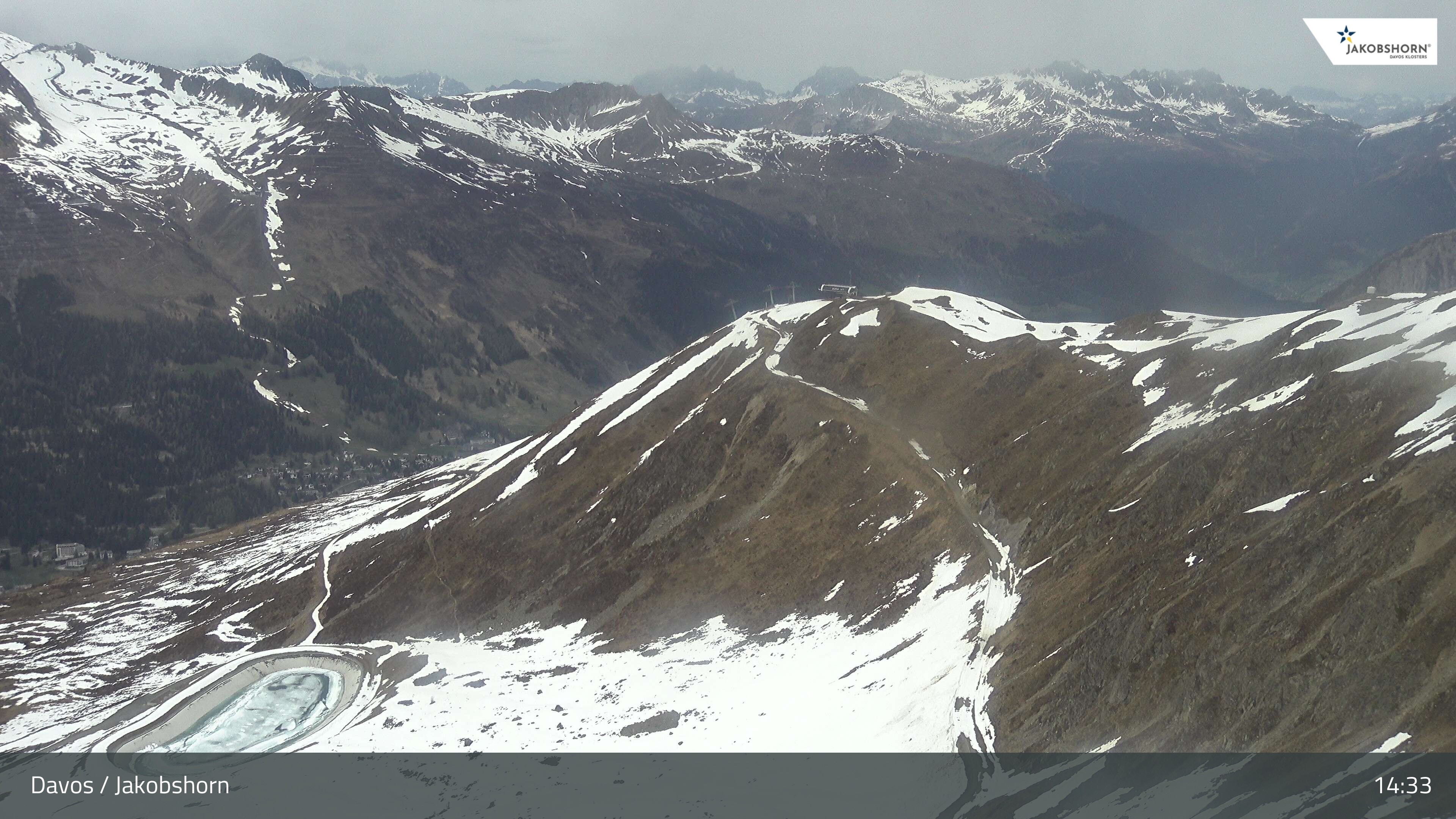 Archived image Webcam Jakobshorn - View to Brämabüel