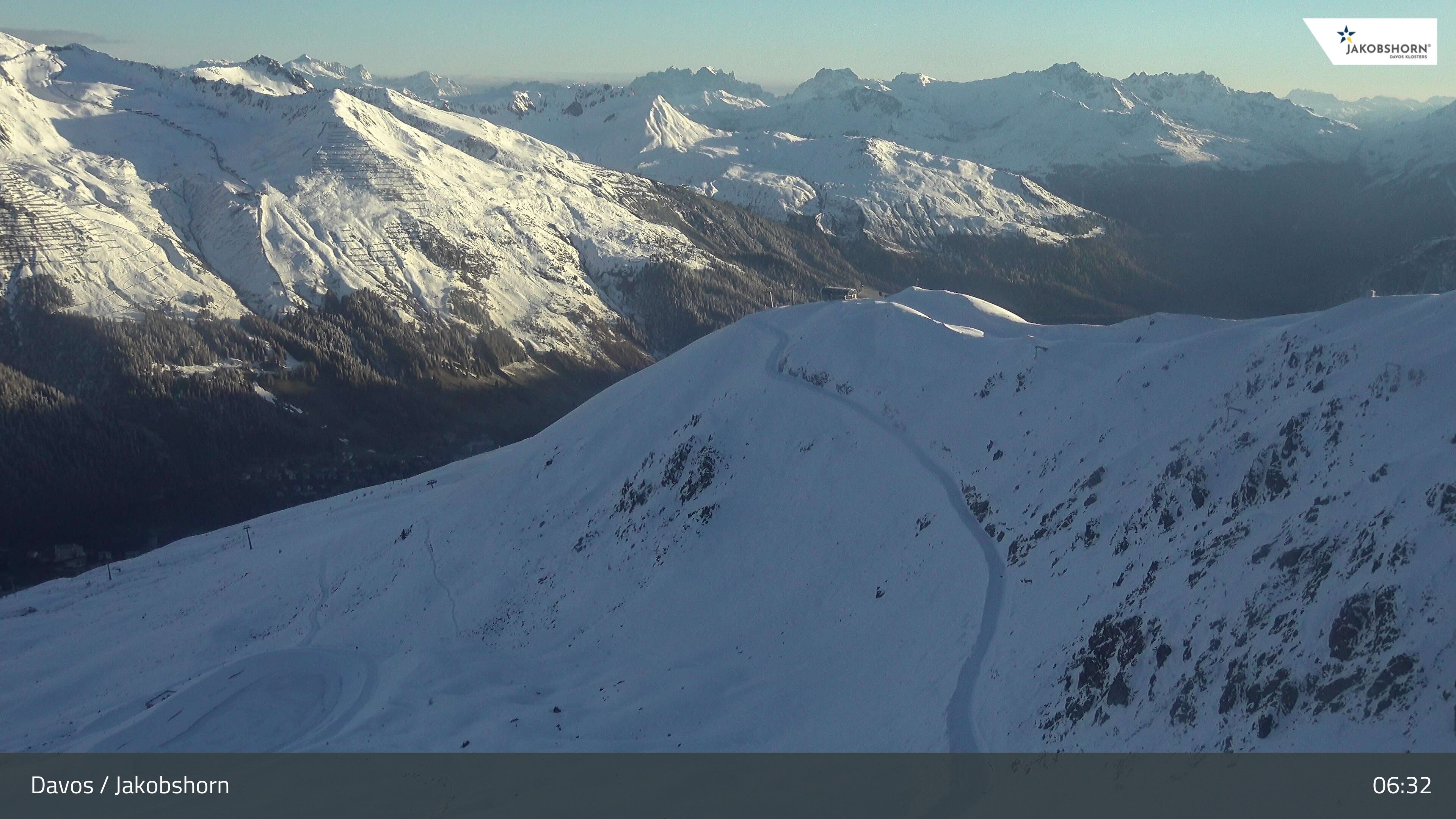 Archived image Webcam Jakobshorn - View to Brämabüel