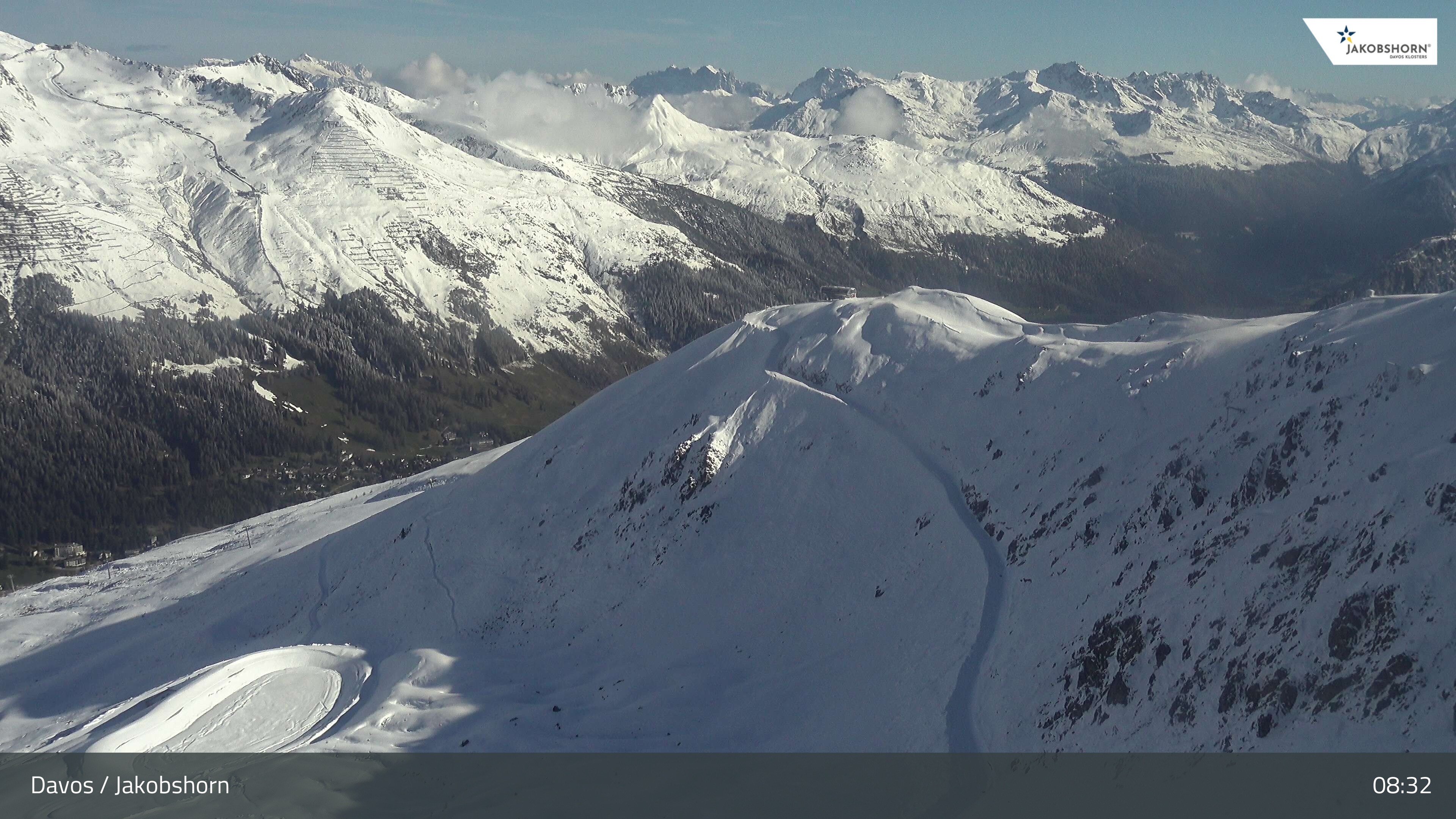 Archived image Webcam Jakobshorn - View to Brämabüel