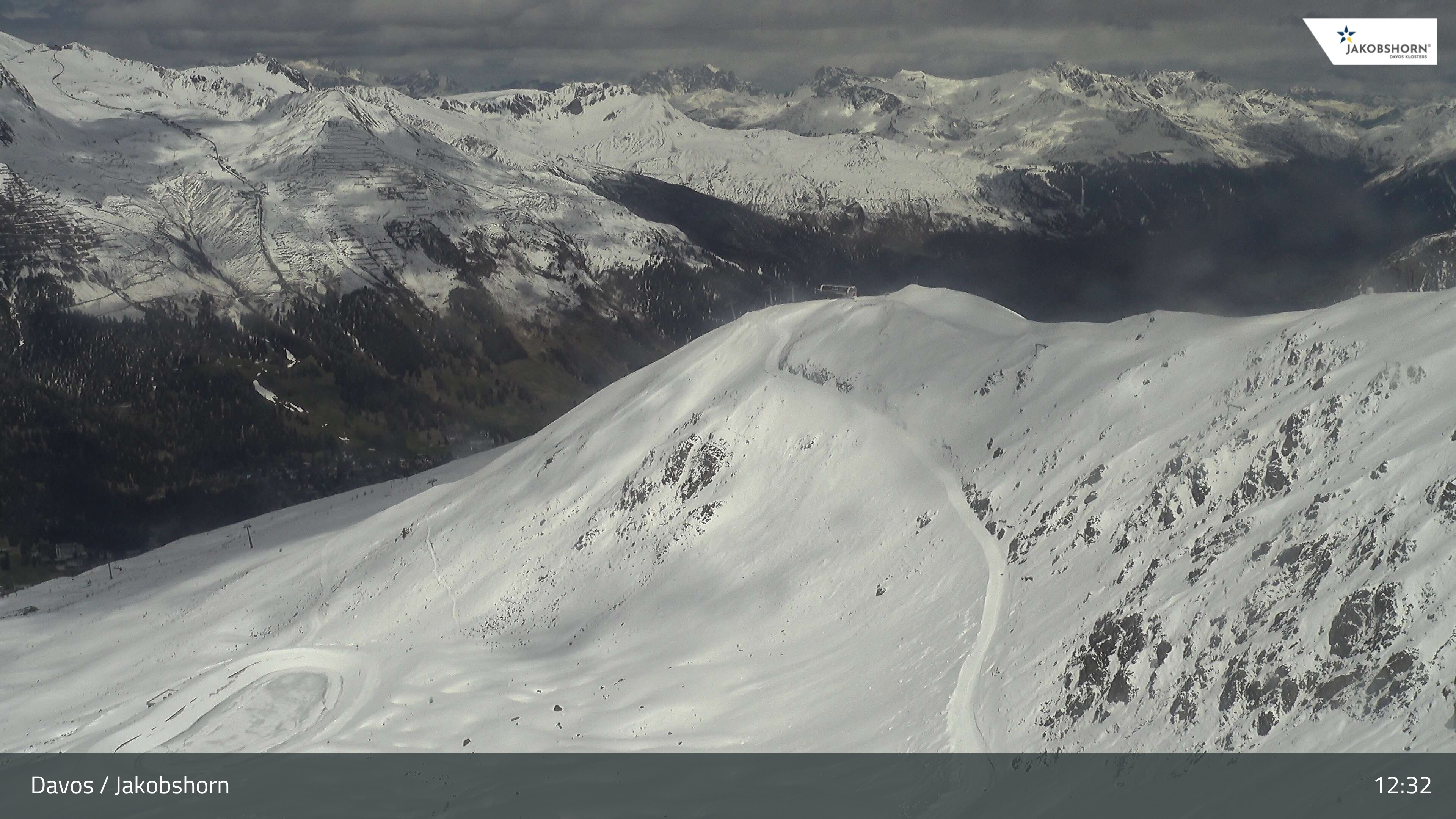 Archived image Webcam Jakobshorn - View to Brämabüel