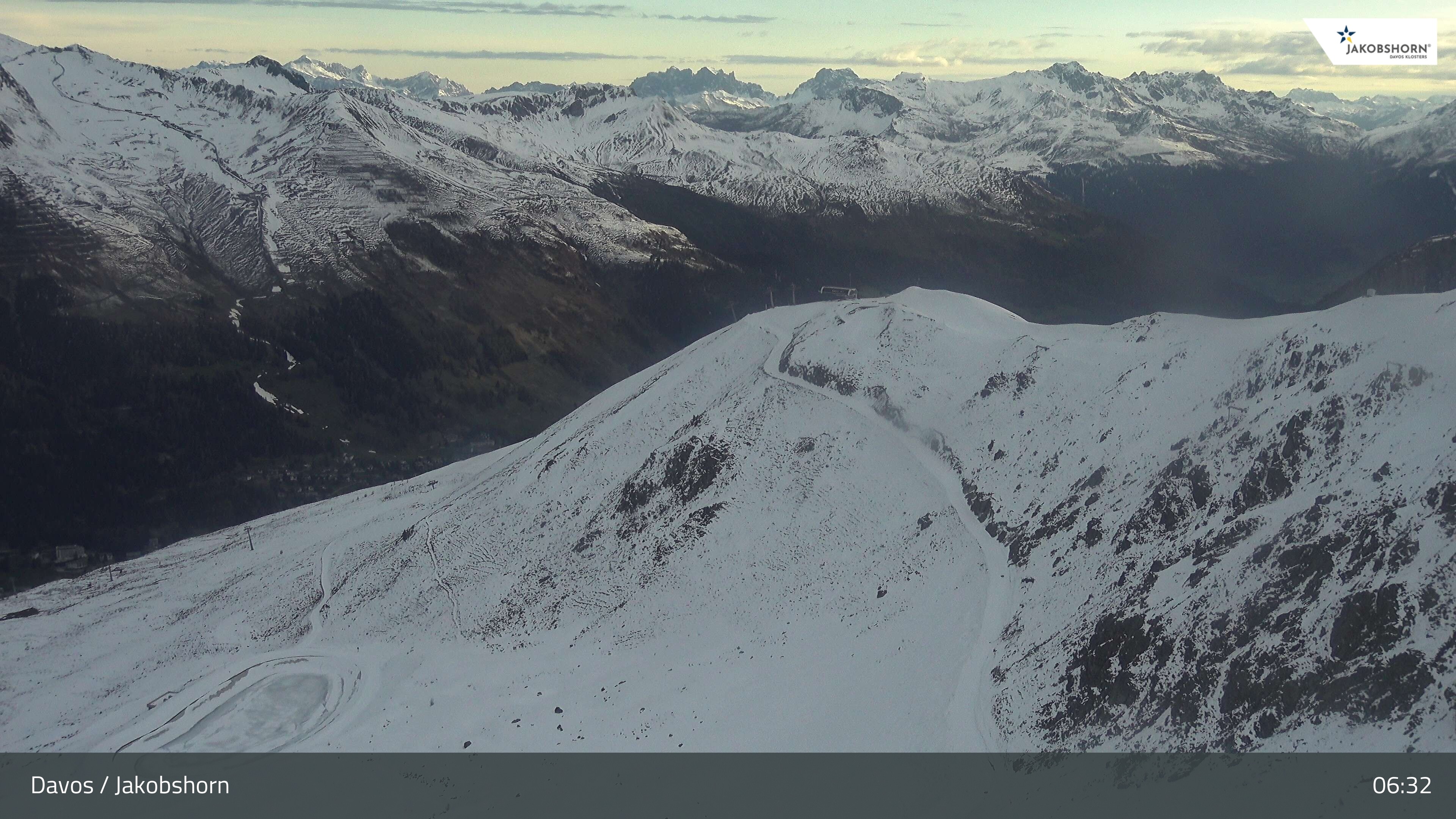 Archived image Webcam Jakobshorn - View to Brämabüel