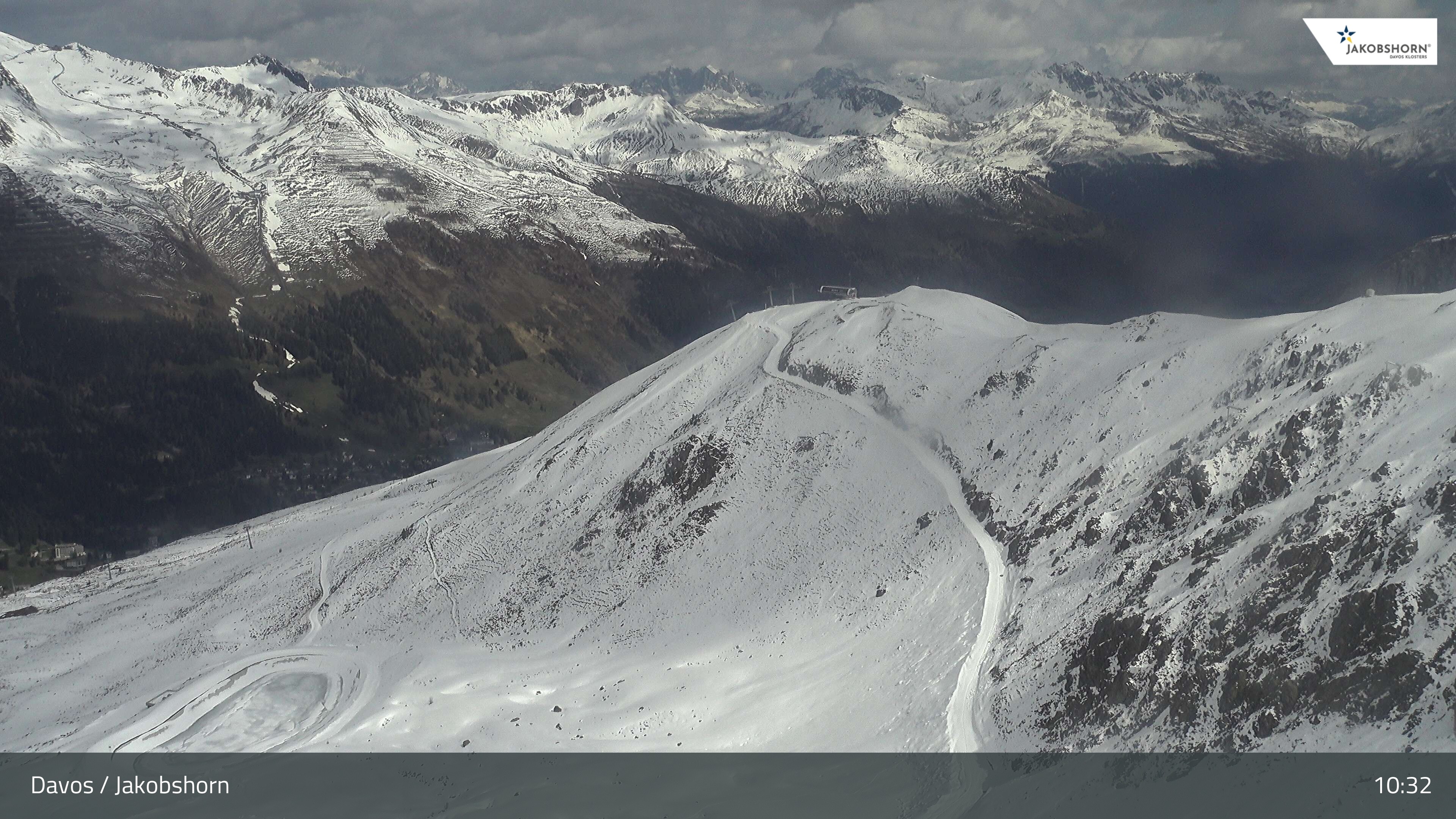 Archived image Webcam Jakobshorn - View to Brämabüel