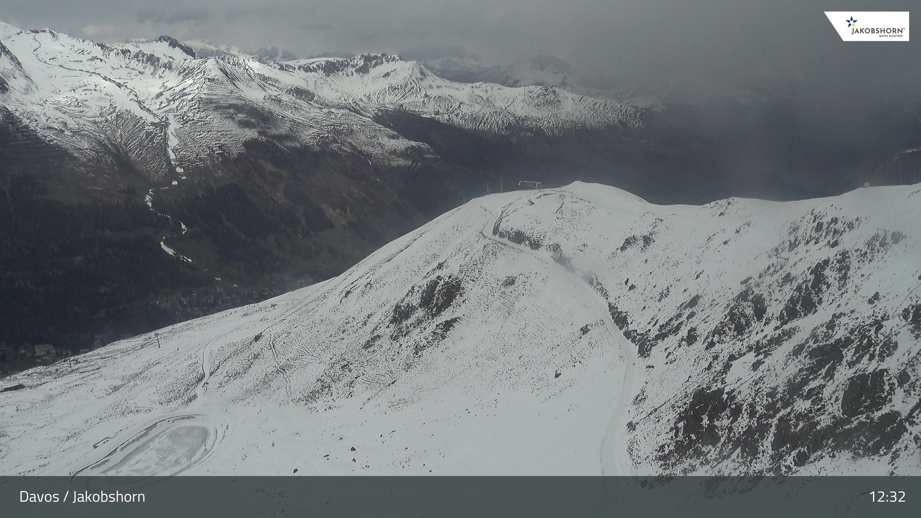 Archived image Webcam Jakobshorn - View to Brämabüel