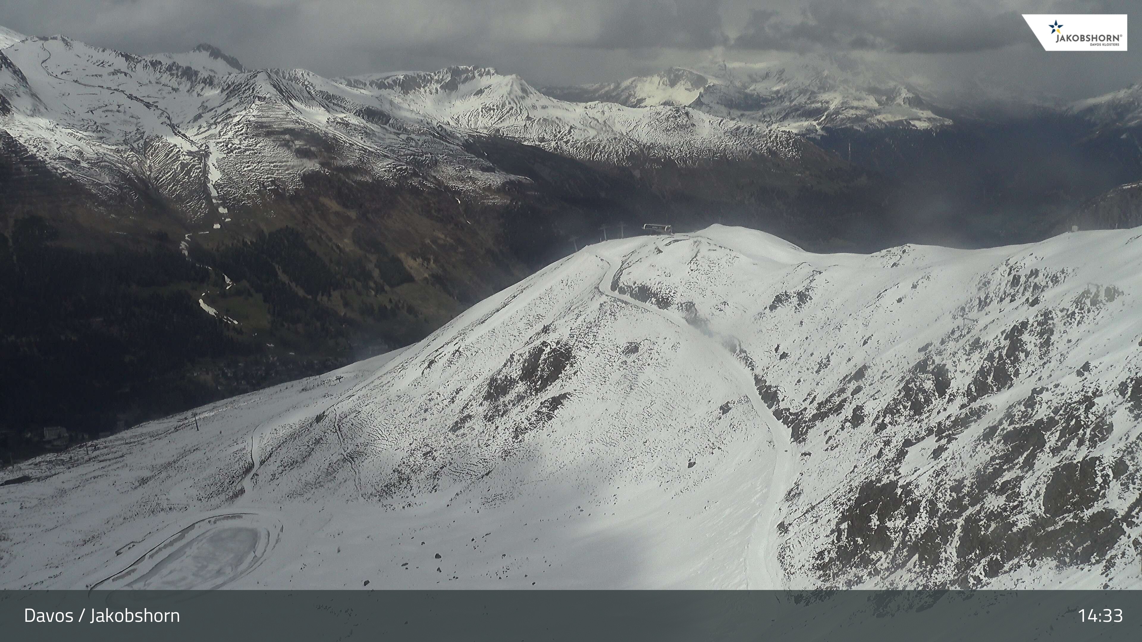 Archived image Webcam Jakobshorn - View to Brämabüel