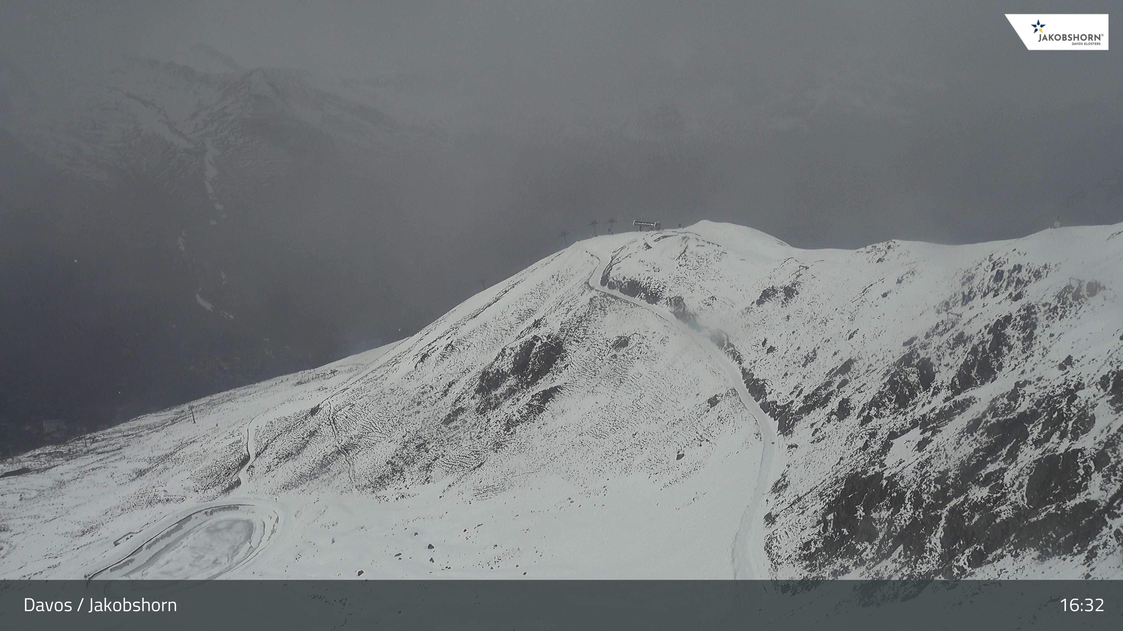 Archived image Webcam Jakobshorn - View to Brämabüel