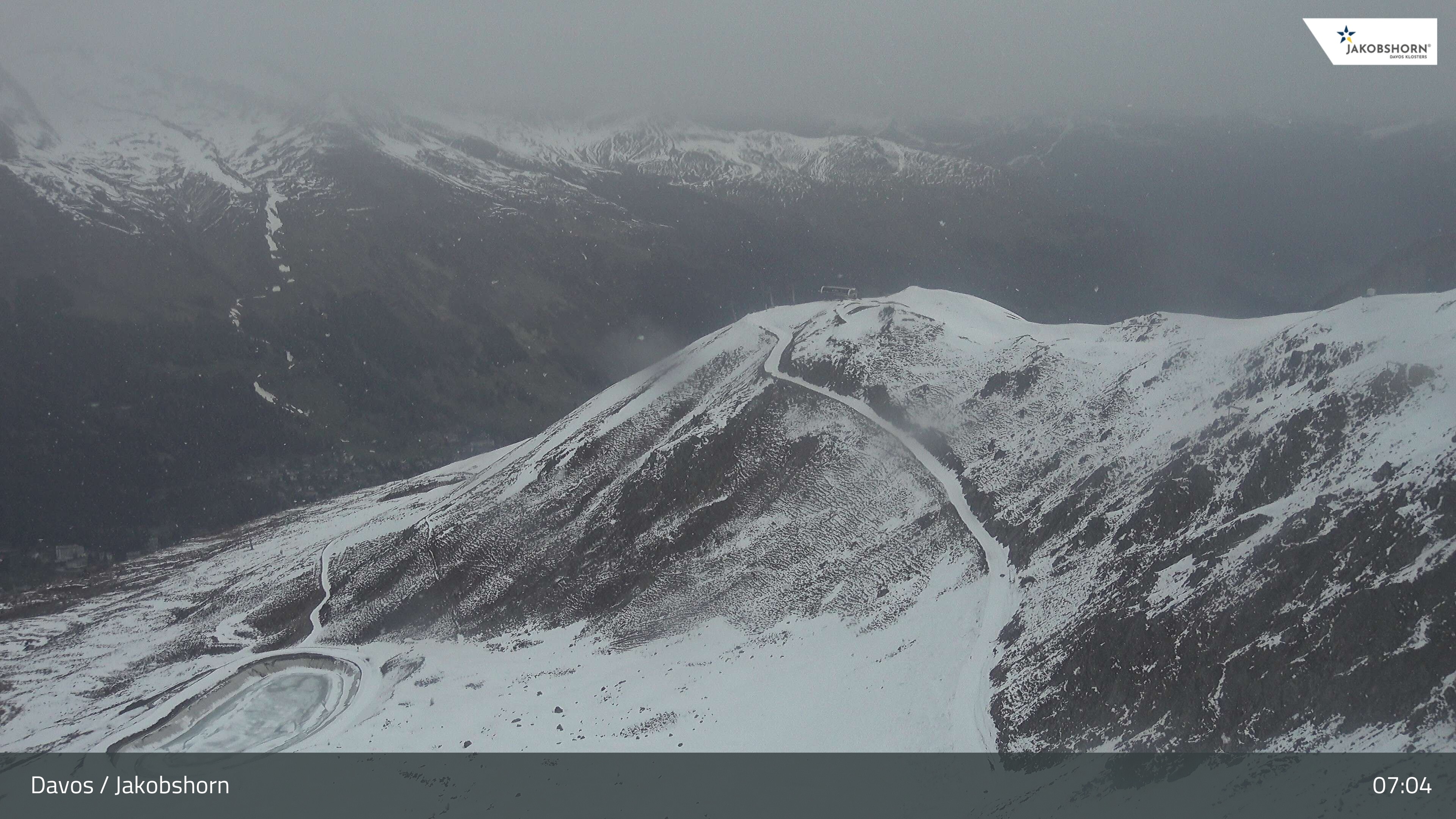 Archived image Webcam Jakobshorn - View to Brämabüel