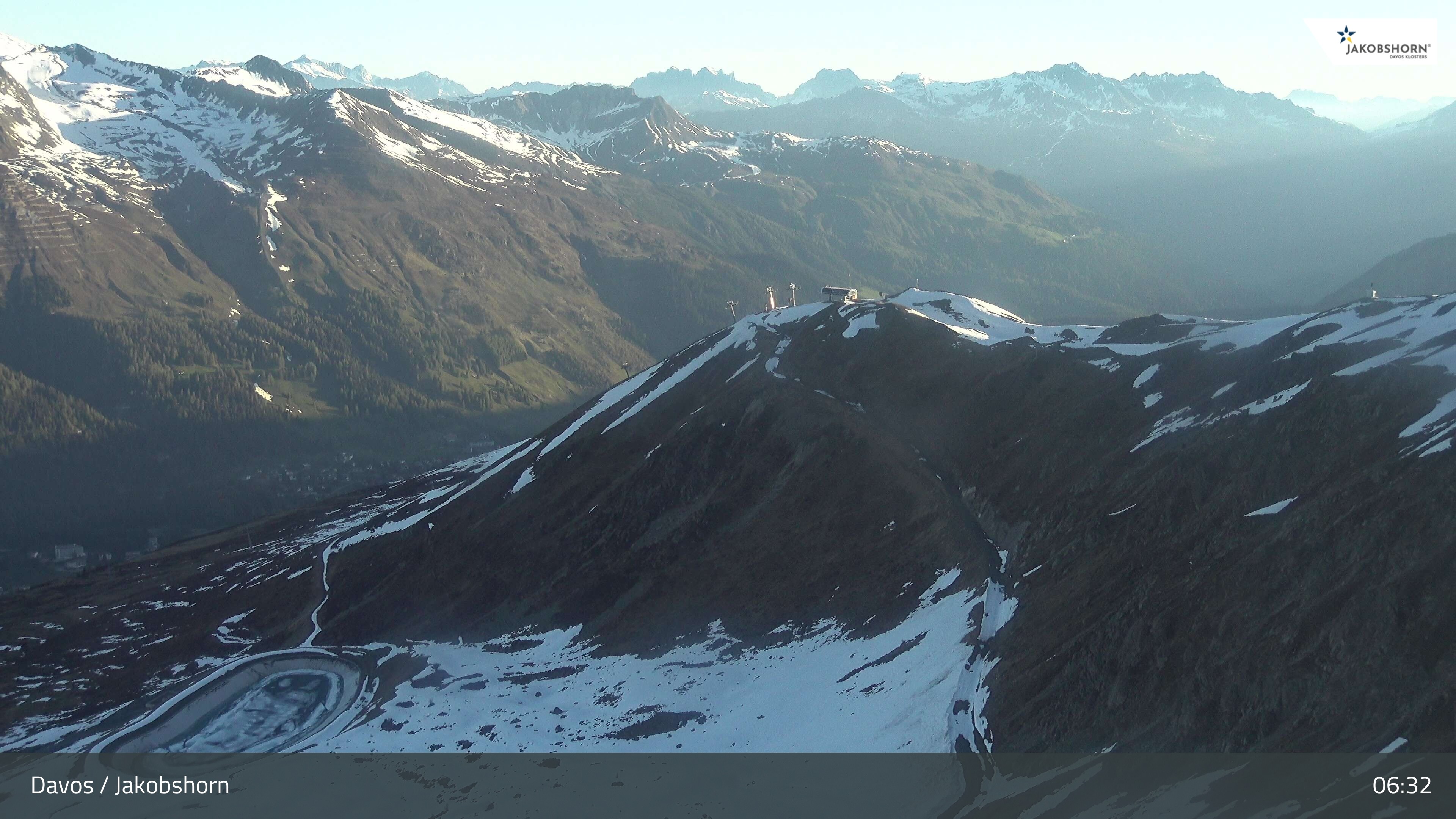 Archiv Foto Webcam Jakobshorn - Blick Richtung Brämabüel