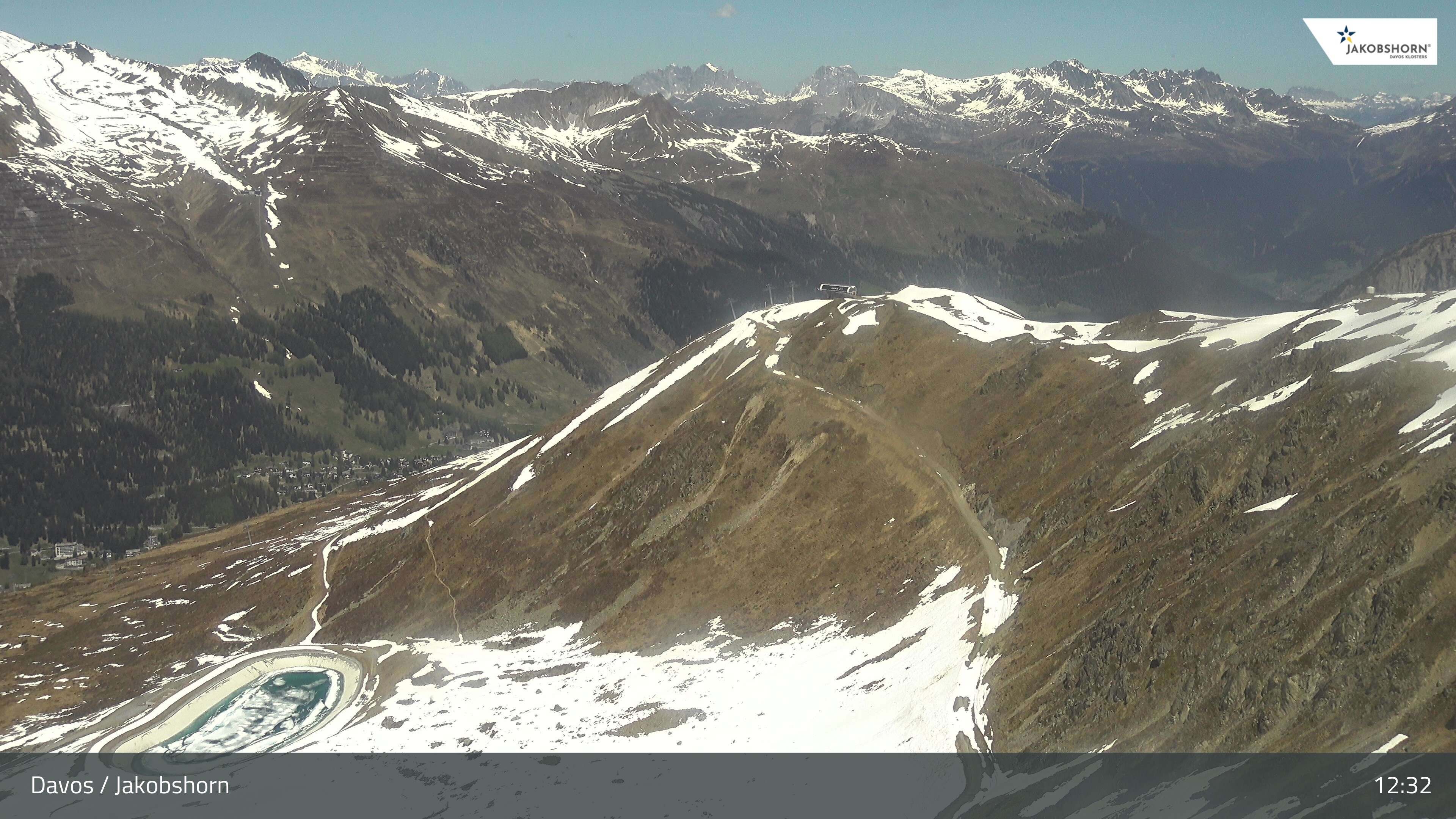 Archived image Webcam Jakobshorn - View to Brämabüel