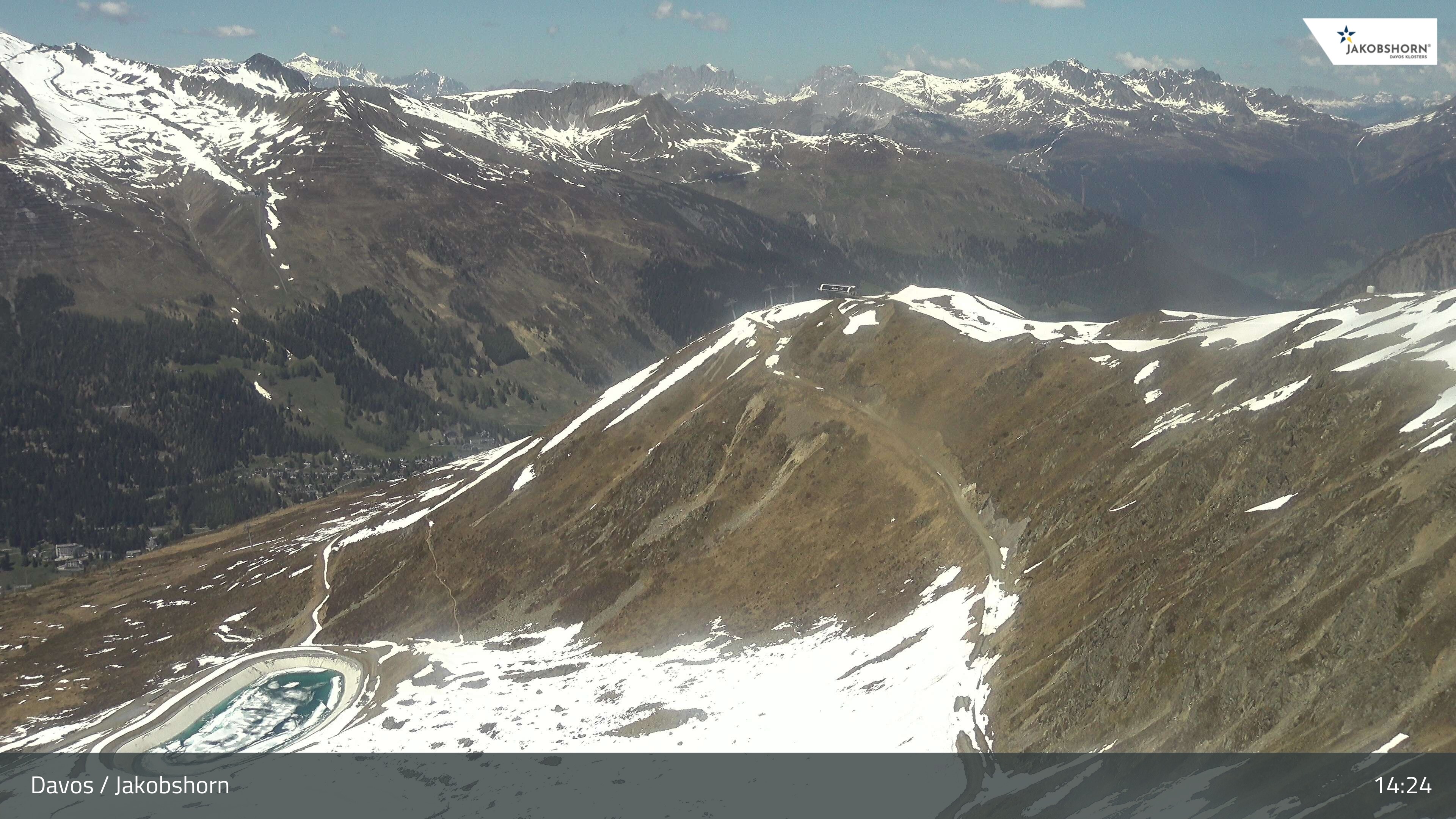 Archived image Webcam Jakobshorn - View to Brämabüel