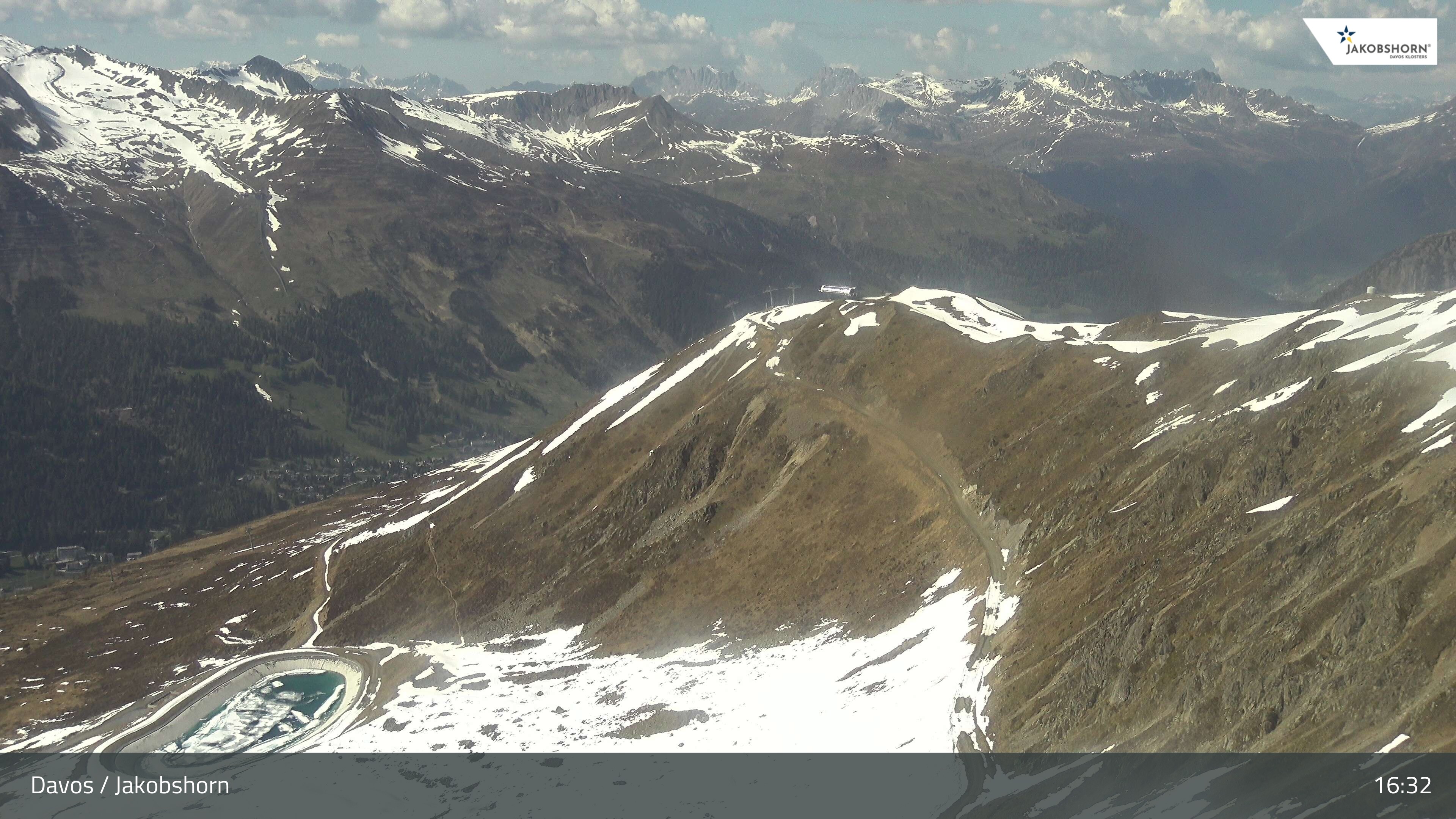 Archived image Webcam Jakobshorn - View to Brämabüel
