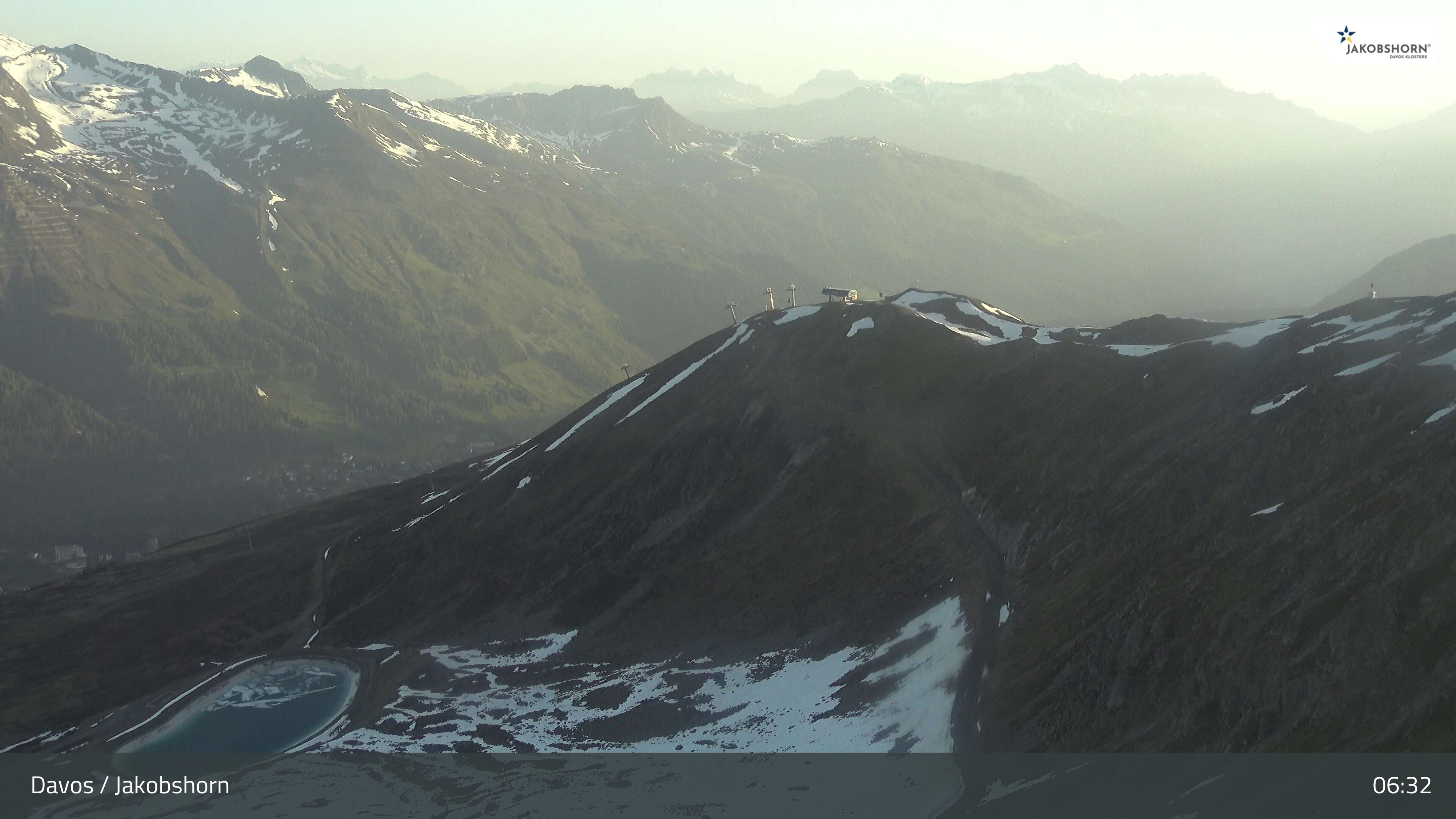 Archiv Foto Webcam Jakobshorn - Blick Richtung Brämabüel