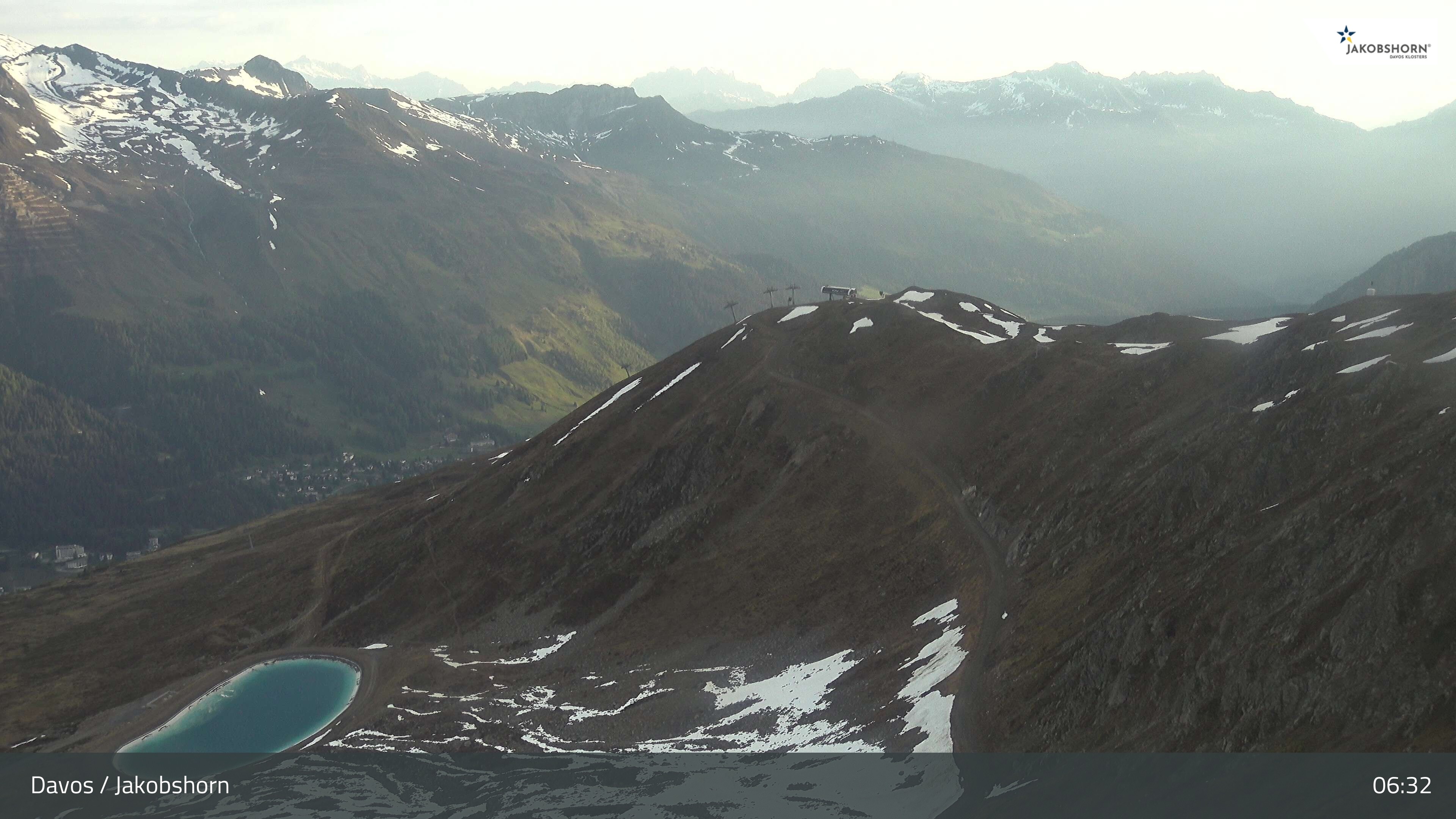Archiv Foto Webcam Jakobshorn - Blick Richtung Brämabüel