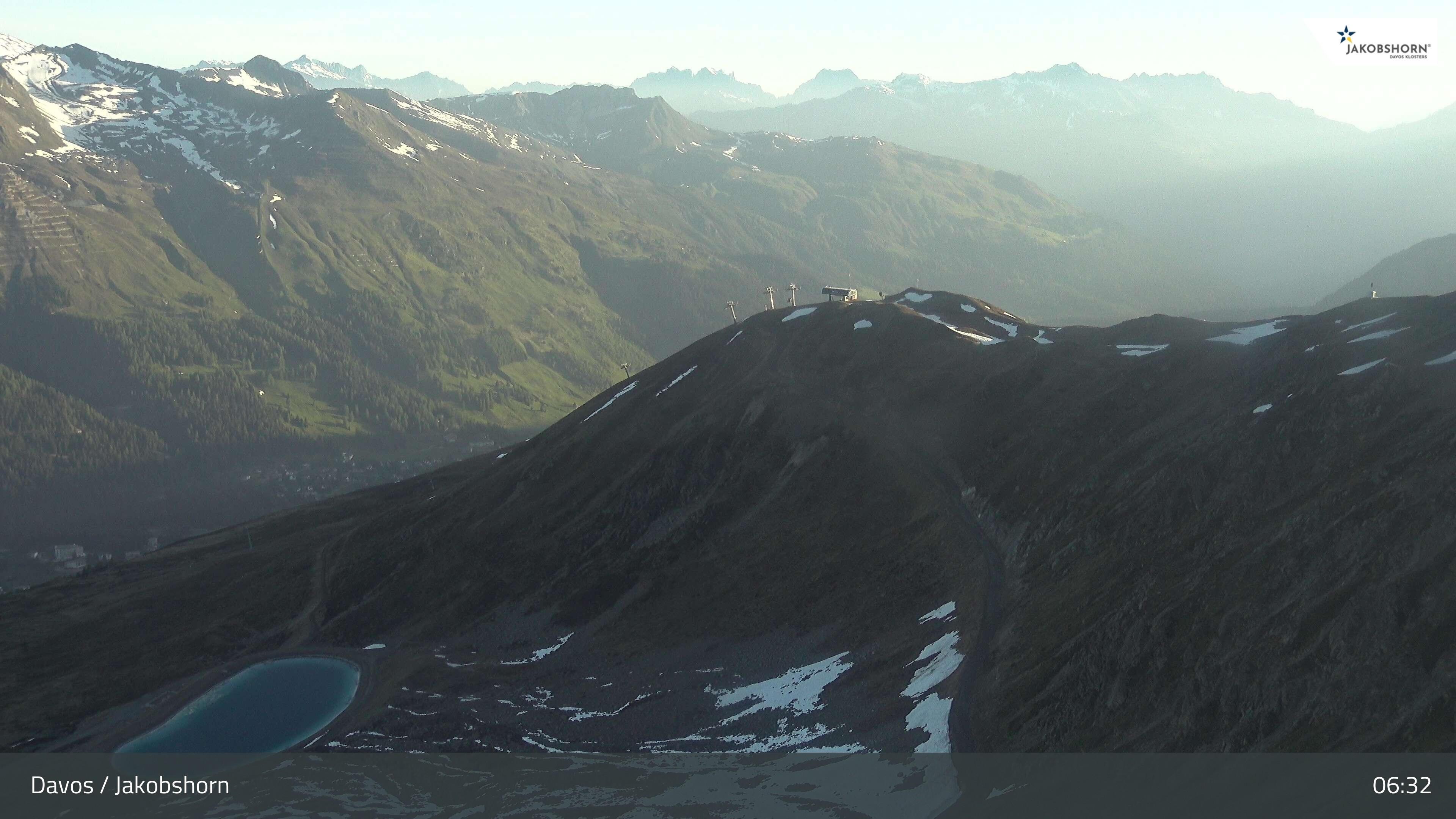 Archiv Foto Webcam Jakobshorn - Blick Richtung Brämabüel