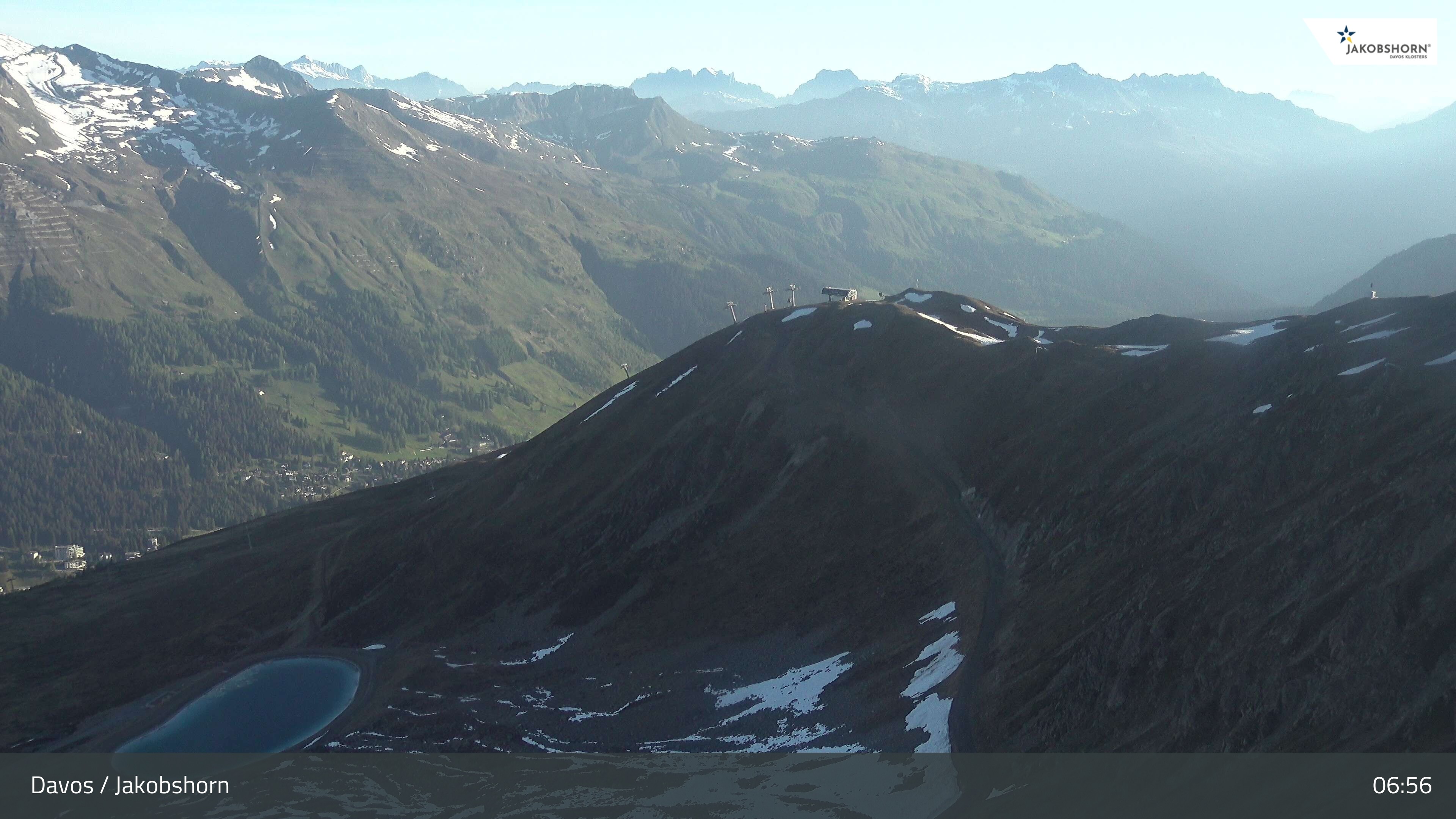 Archiv Foto Webcam Jakobshorn - Blick Richtung Brämabüel