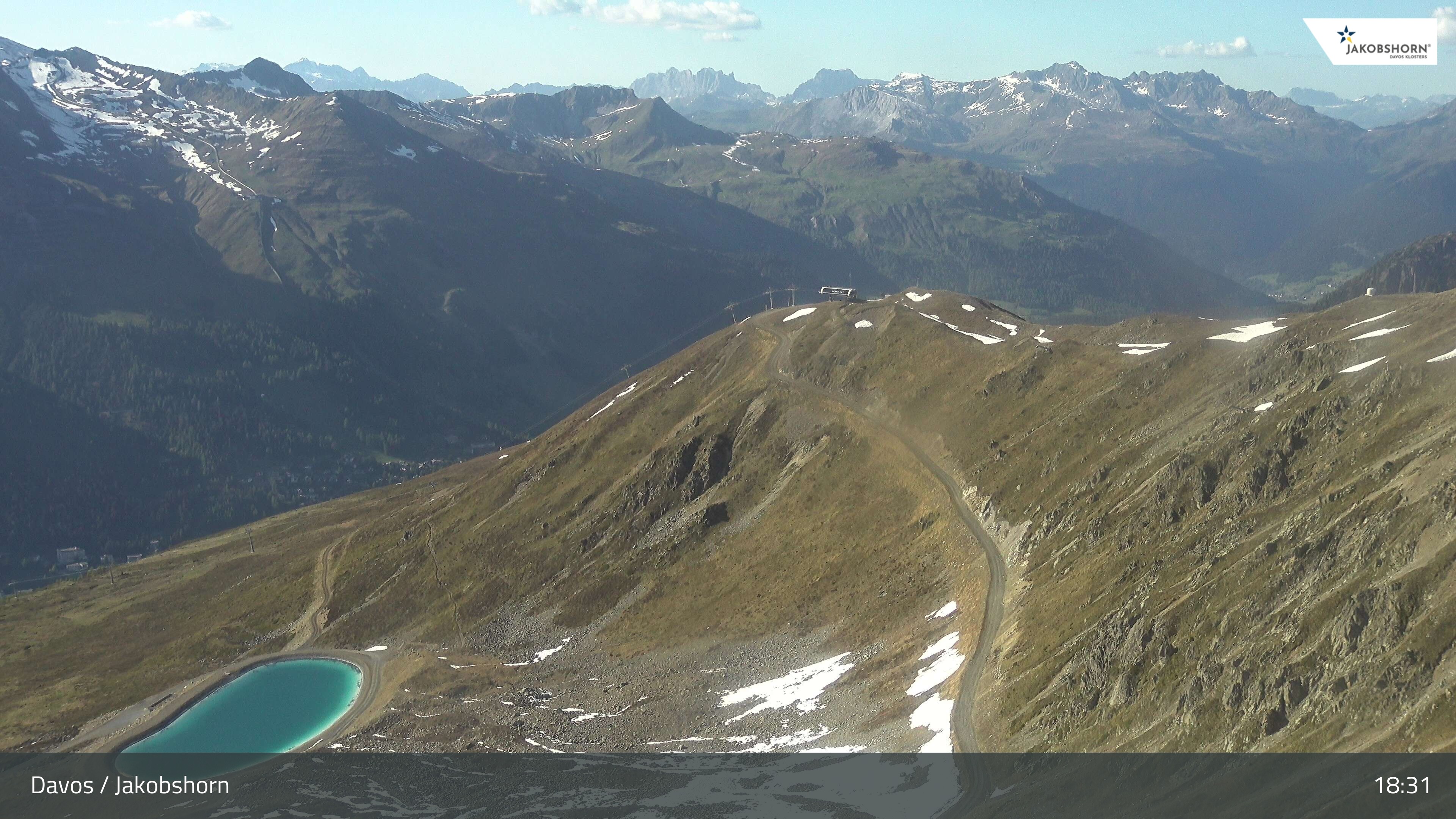 Archiv Foto Webcam Jakobshorn - Blick Richtung Brämabüel