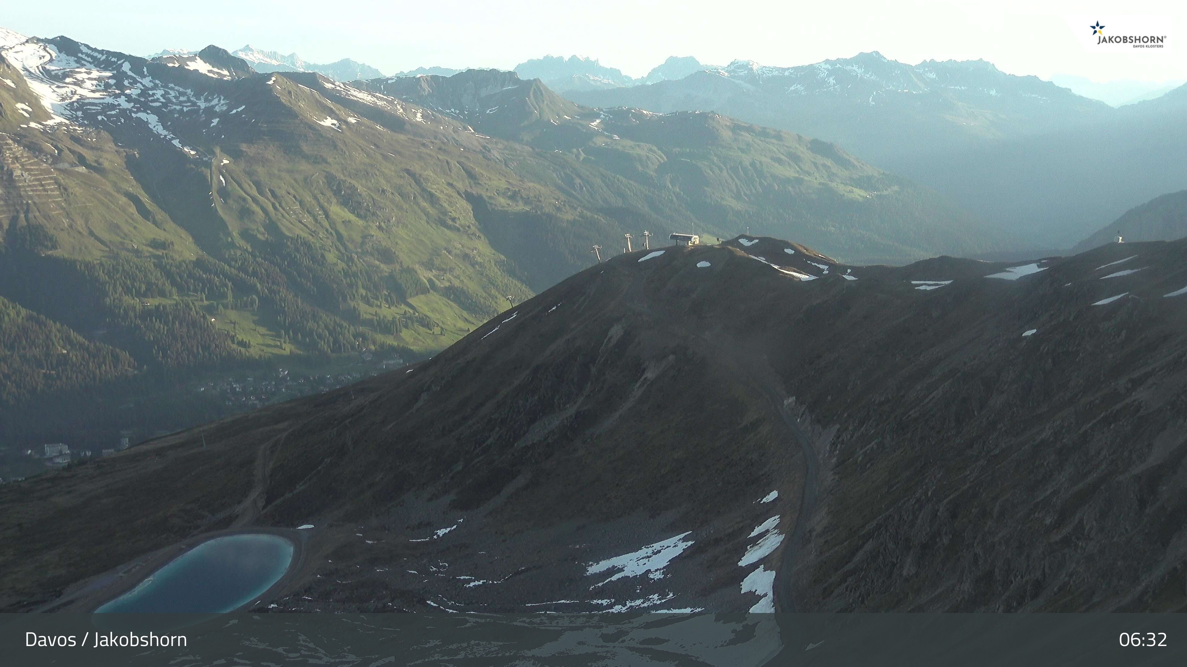 Archiv Foto Webcam Jakobshorn - Blick Richtung Brämabüel