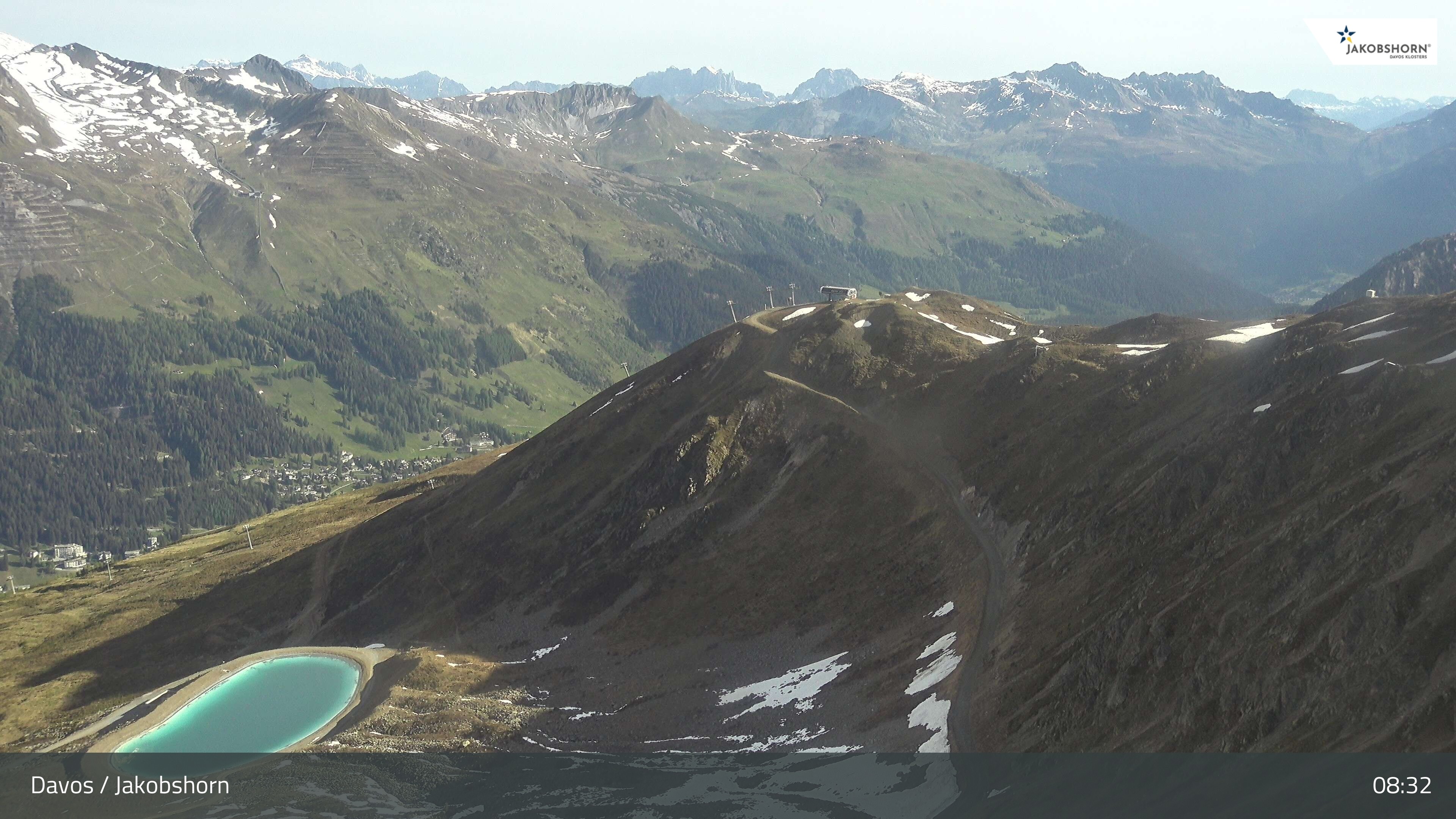 Archiv Foto Webcam Jakobshorn - Blick Richtung Brämabüel