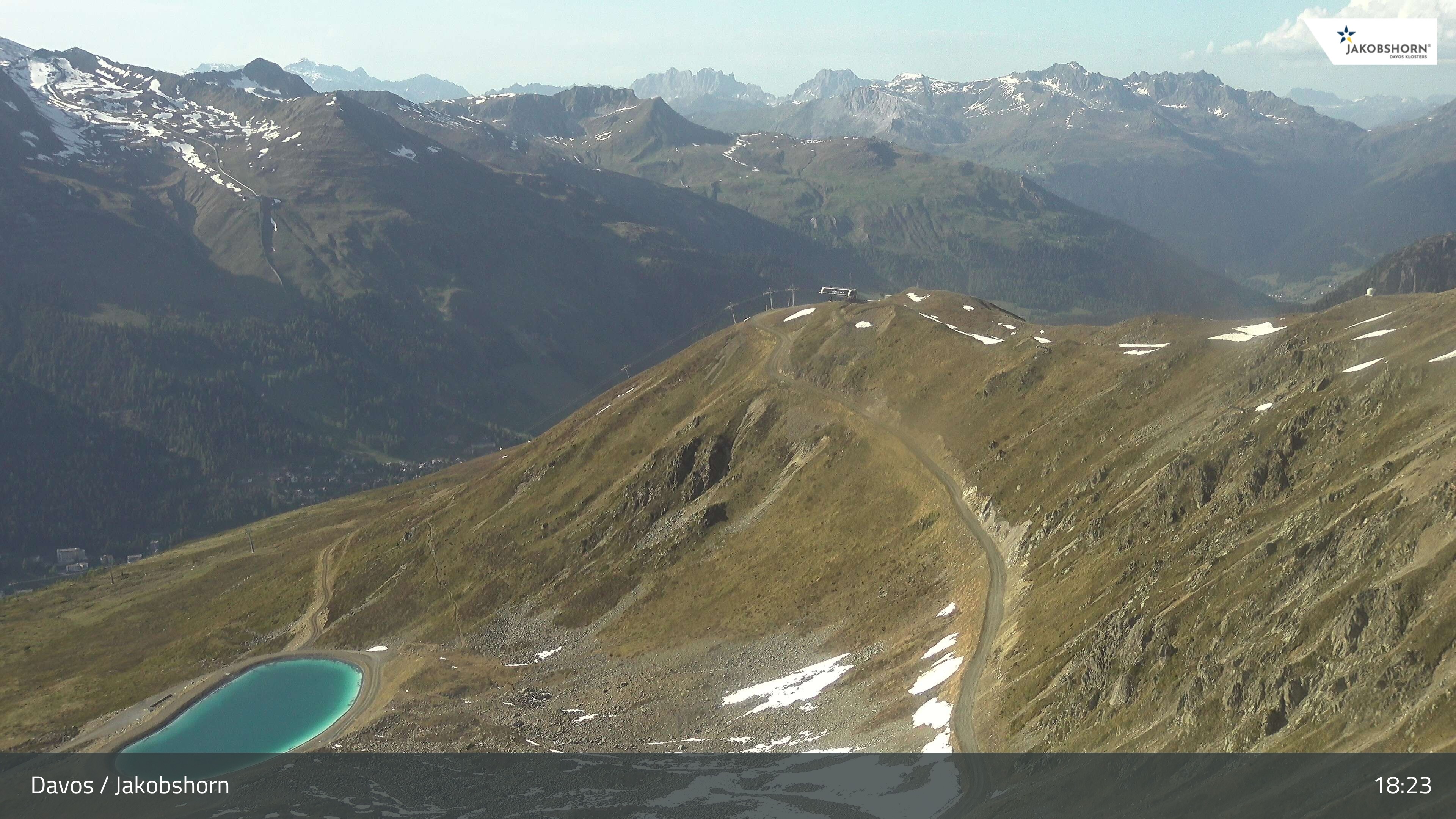 Archiv Foto Webcam Jakobshorn - Blick Richtung Brämabüel