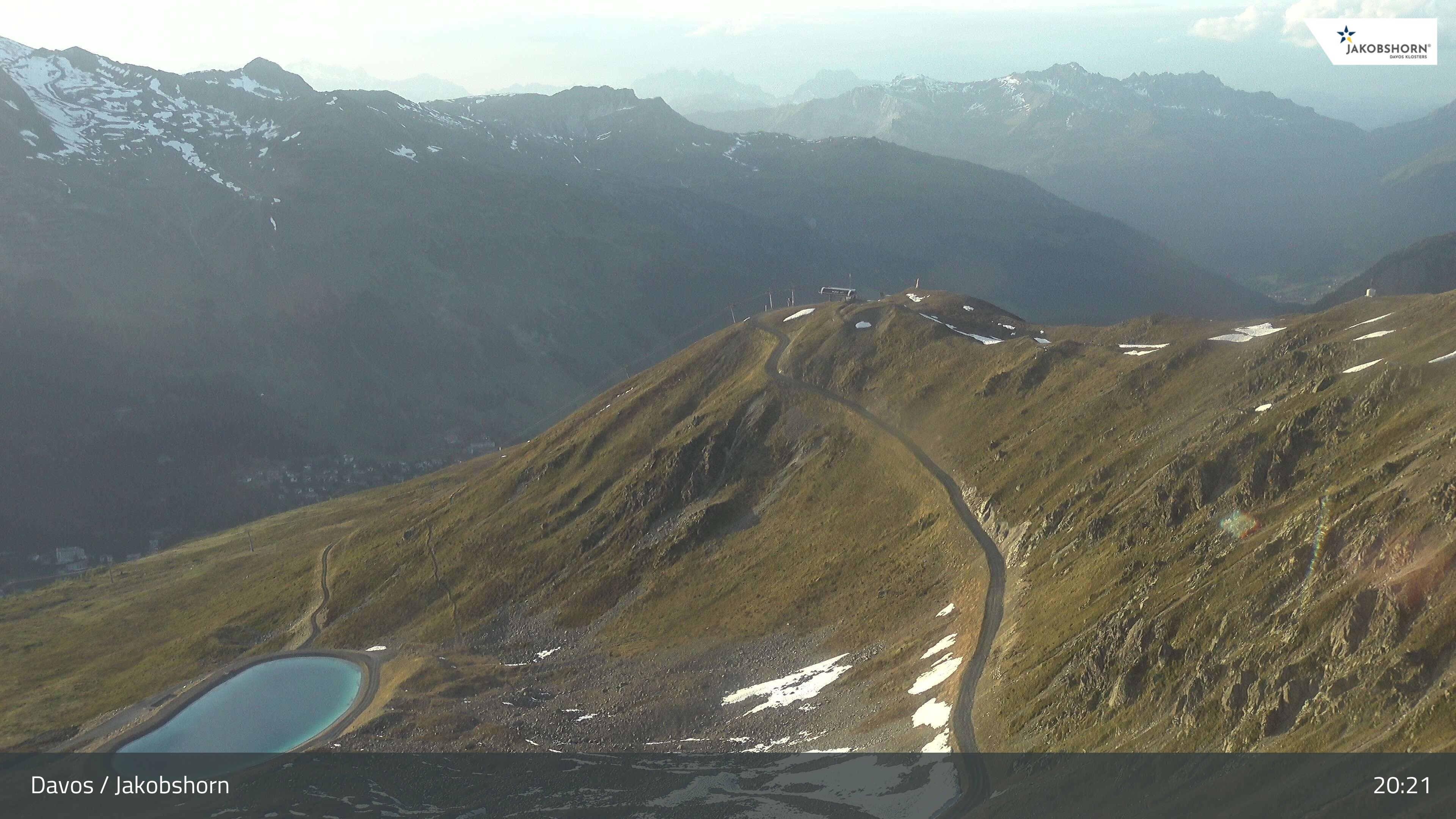 Archiv Foto Webcam Jakobshorn - Blick Richtung Brämabüel