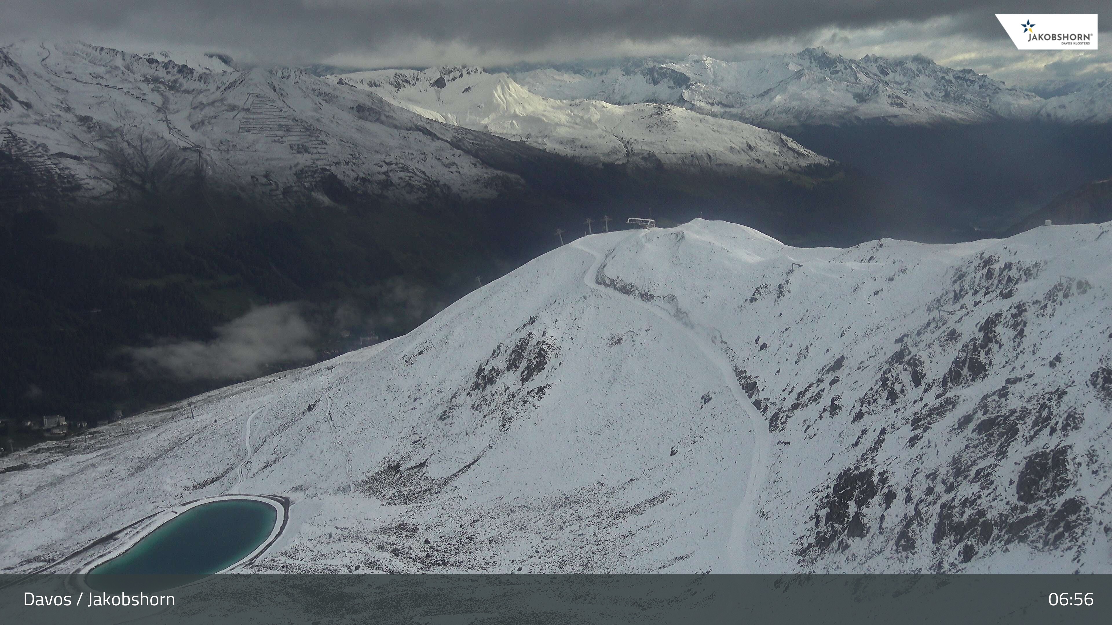 Archived image Webcam Jakobshorn - View to Brämabüel