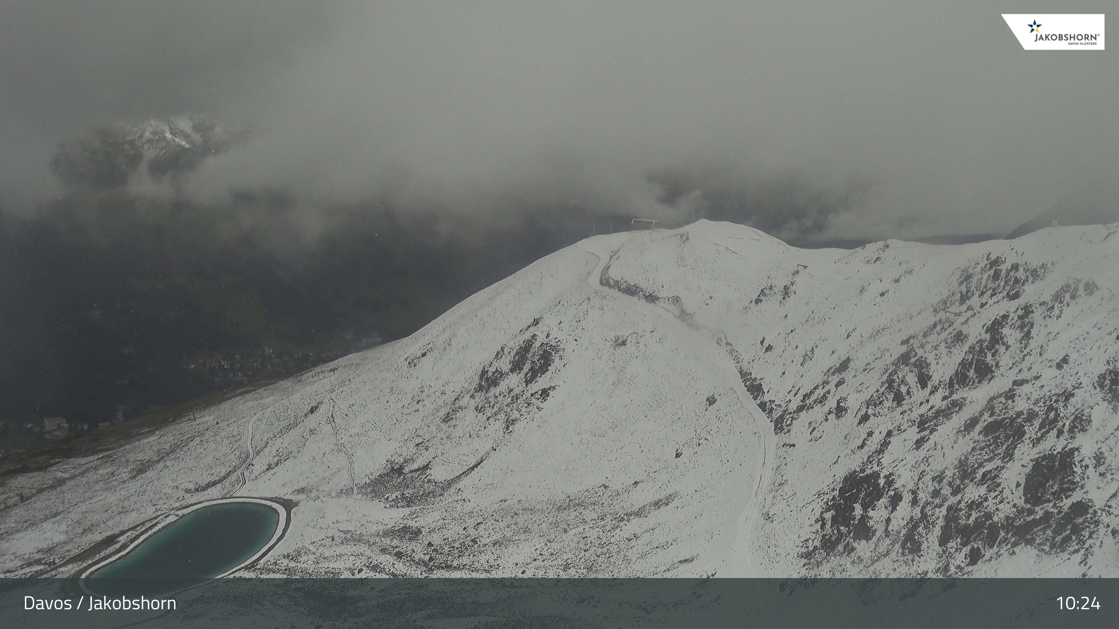 Archived image Webcam Jakobshorn - View to Brämabüel